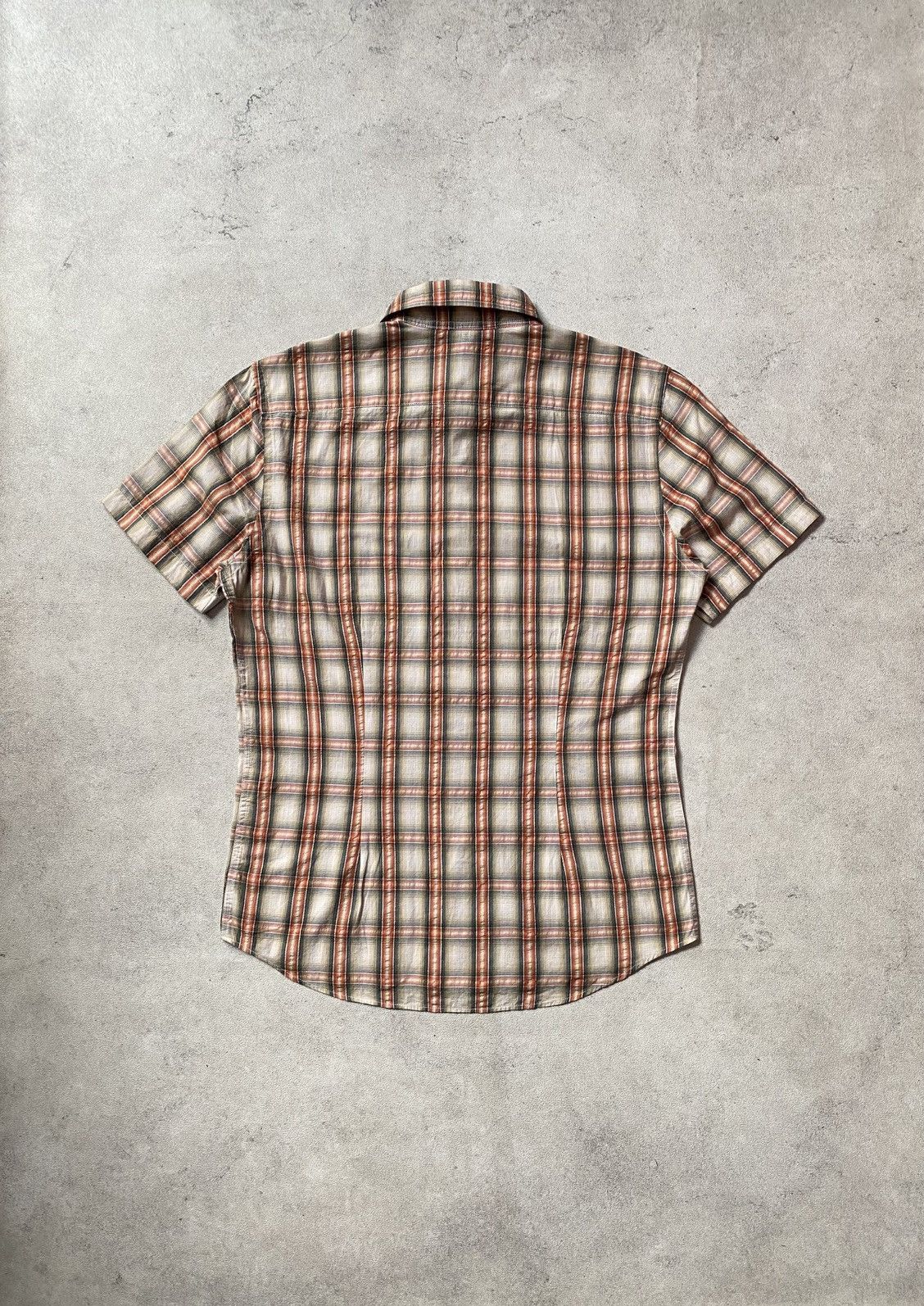 291295=Homme 291295 HOMME Plaid Shirt Button Size US M / EU 48-50 / 2 - 2 Thumbnail