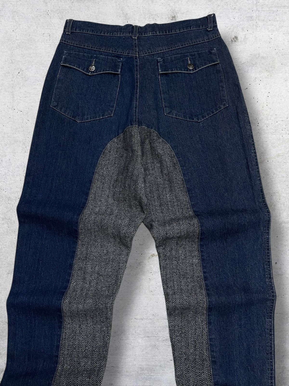 Japanese Brand VINTAGE DOUBLE LAYERED TWEED JAPAN DESIGNER AFIFTY TWO DENIM Size US 31 - 10 Thumbnail