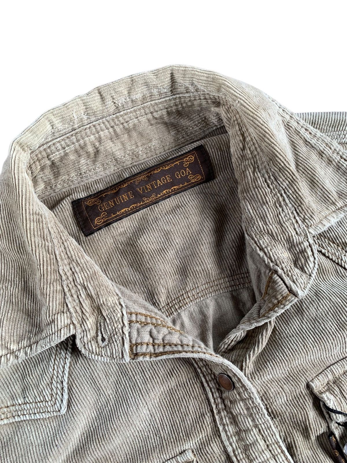 GOA New Genuine Vintage GOA raw ripped shirt Size US M / EU 48-50 / 2 - 4 Thumbnail