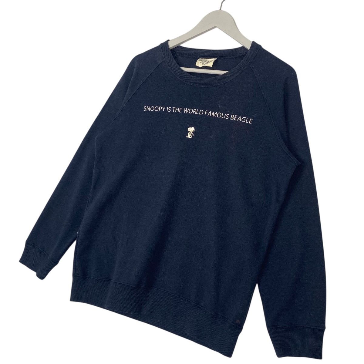 Other Vintage Peanuts Snoopy Printed Crewneck Sweatshirt Navy Blue Size US M / EU 48-50 / 2 - 2 Thumbnail