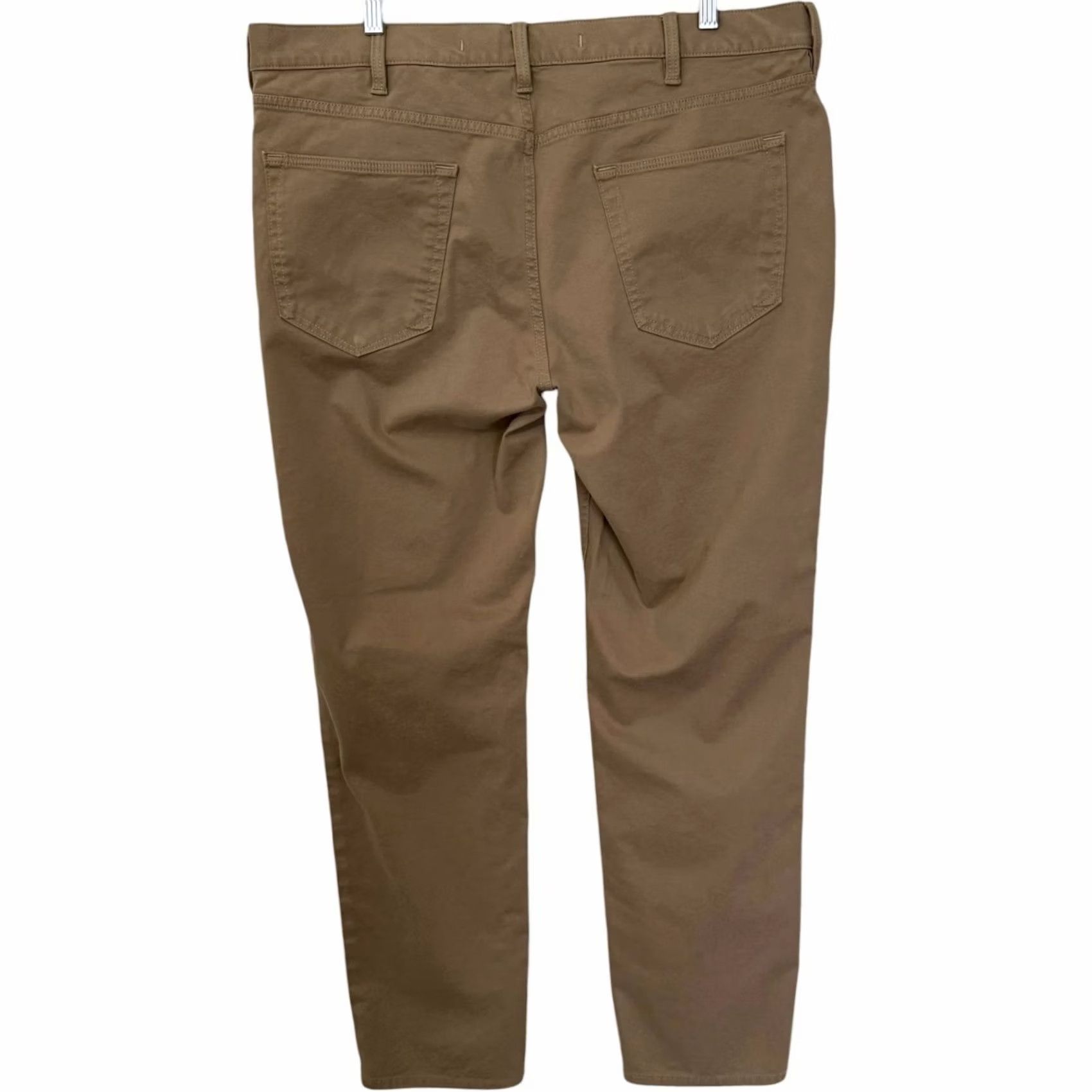 Banana Republic Banana Republic Slim Travelers Pant Khaki Men 38X32 Chino Flat Front 5-Pocket Stretch Casual Business Travel Summer Spring Fall Winter Size US 38 / EU 54 - 4 Thumbnail