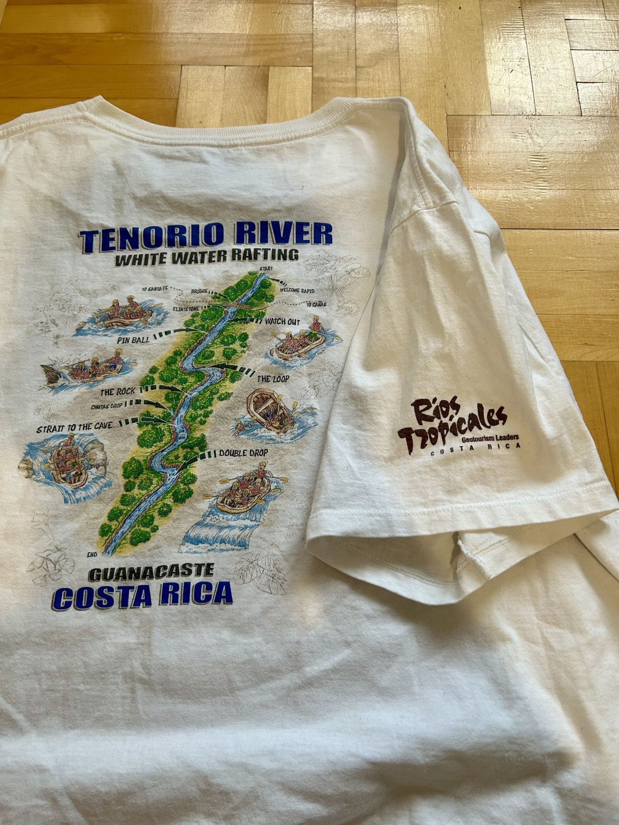 Vintage Beautiful Rafting Trail Tee XL Size US XL / EU 56 / 4 - 4 Thumbnail
