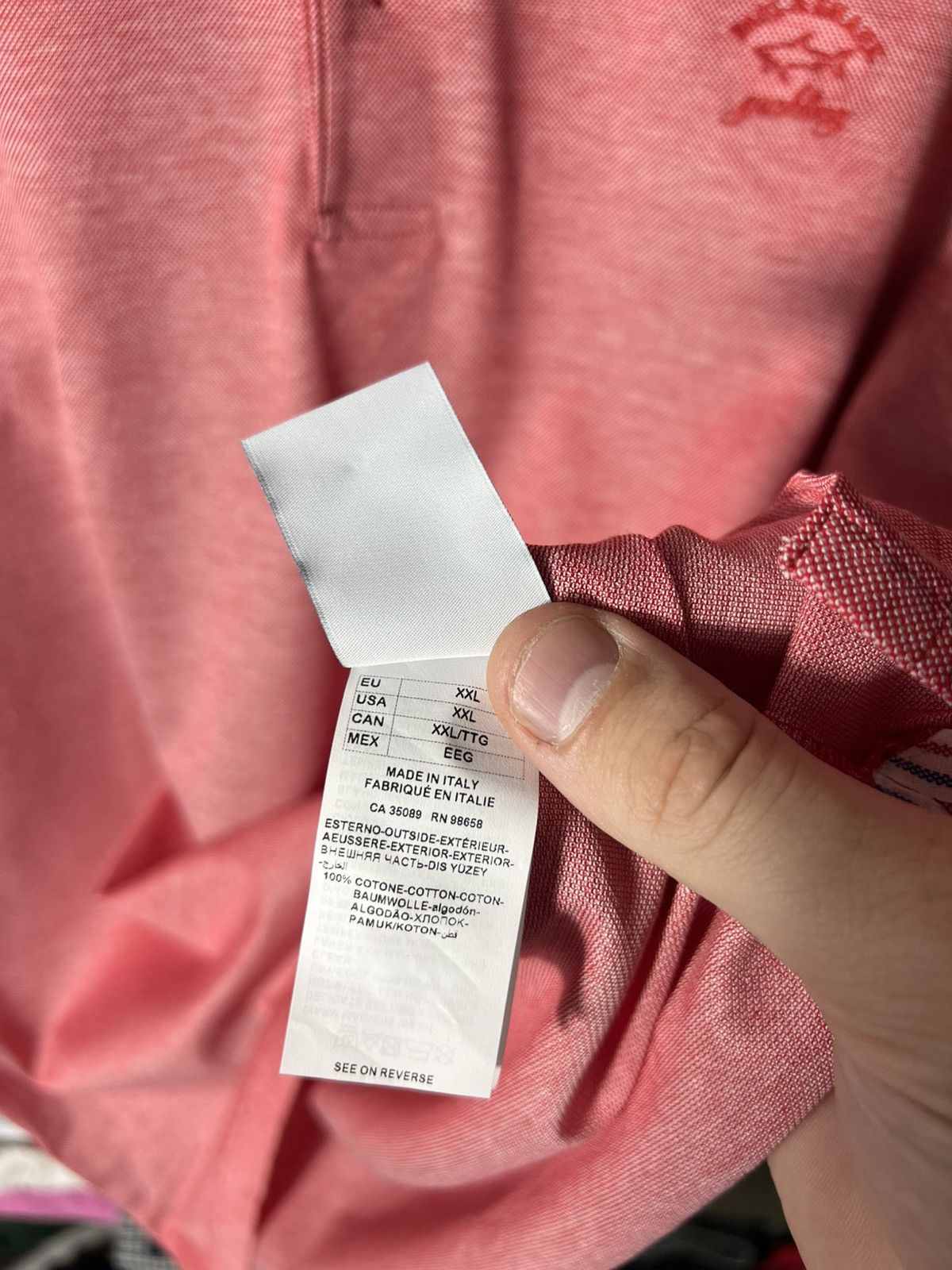 Paul & Shark 🔥 Paul & Shark Yachting Polo — Red Melange — Size XXL Size US XXL / EU 58 / 5 - 13 Thumbnail