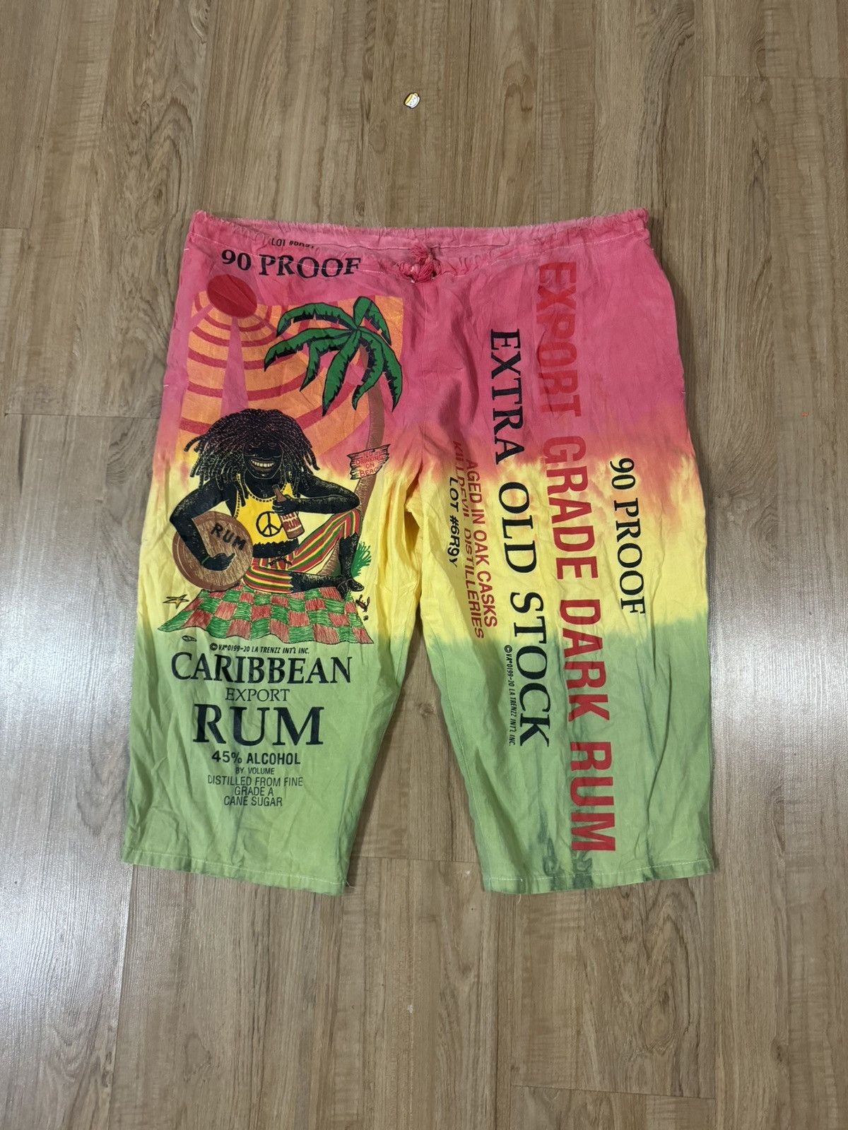 Bob Marley × Vintage VINTAGE REGGAE RASTA MAN PANTS Size US 41 - 1 Thumbnail