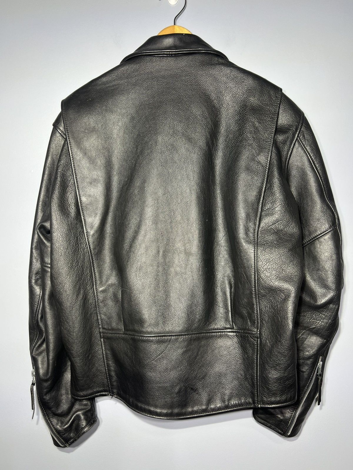 Harley Davidson Vintage Harley Davidson Perfecto Leather Jacket Black Sz Med Size US M / EU 48-50 / 2 - 5 Thumbnail