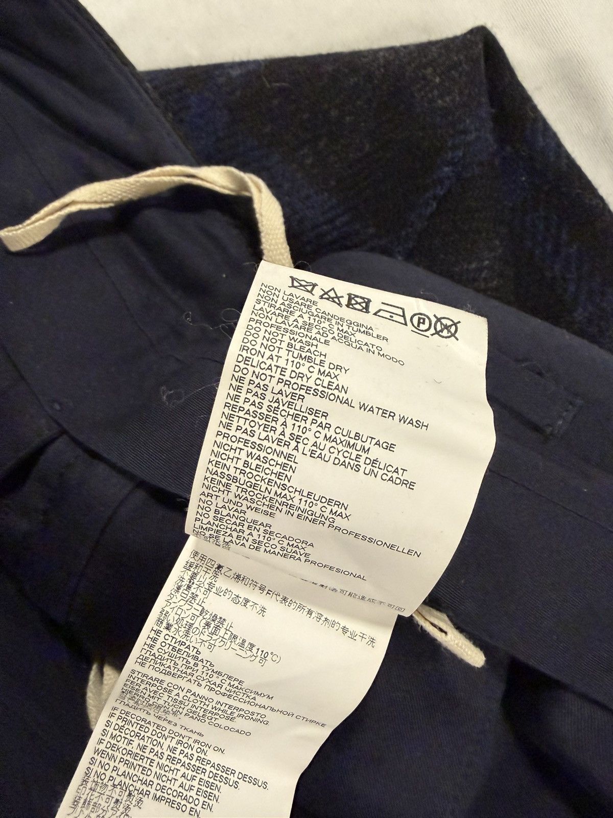 Marni Marni 100% Virgin Wool Plaid Trousers Wide Leg Size 50 / 36 Size US 36 / EU 52 - 7 Thumbnail