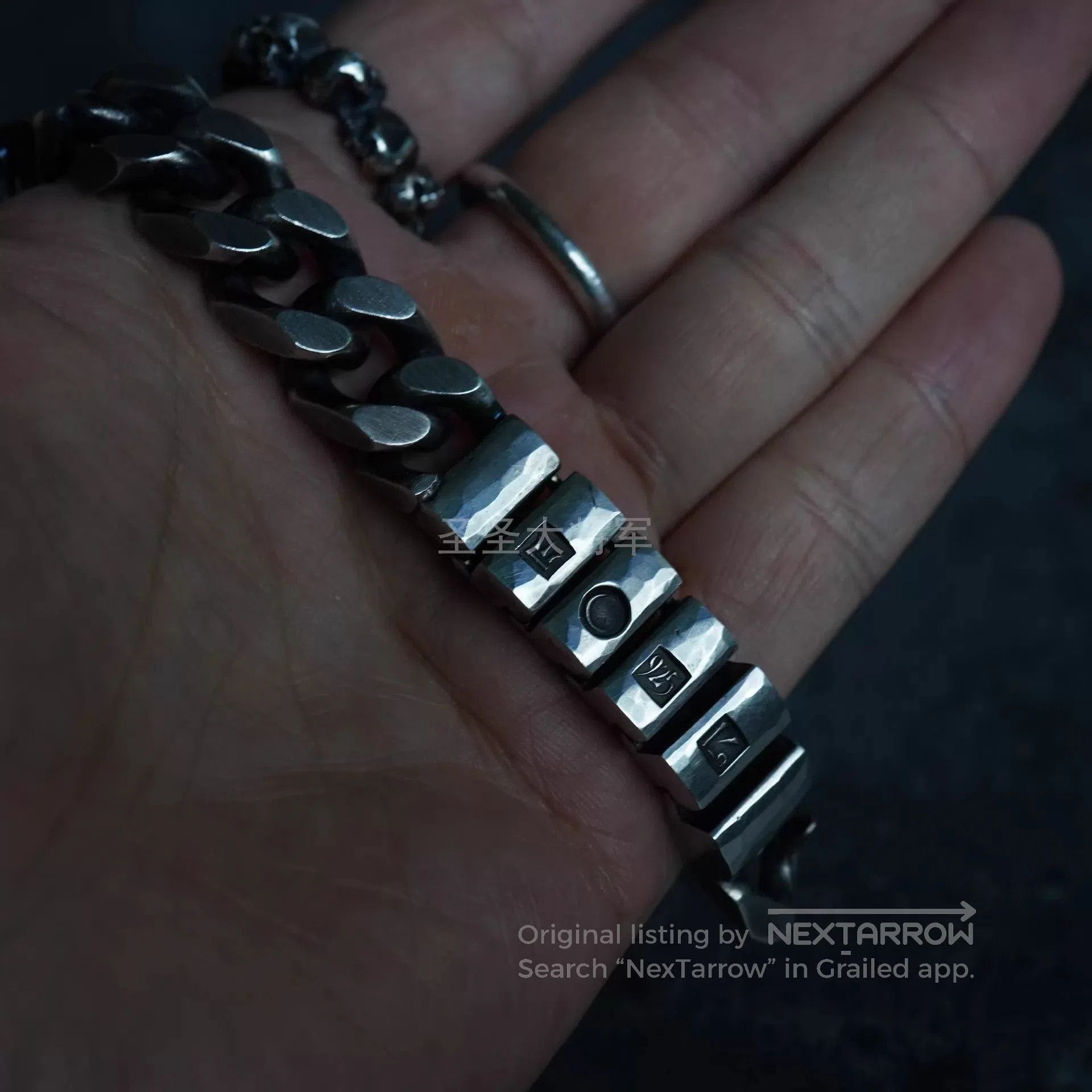 Werkstatt Munchen Silver Chain Link Bracelet. Size ONE SIZE - 6 Thumbnail