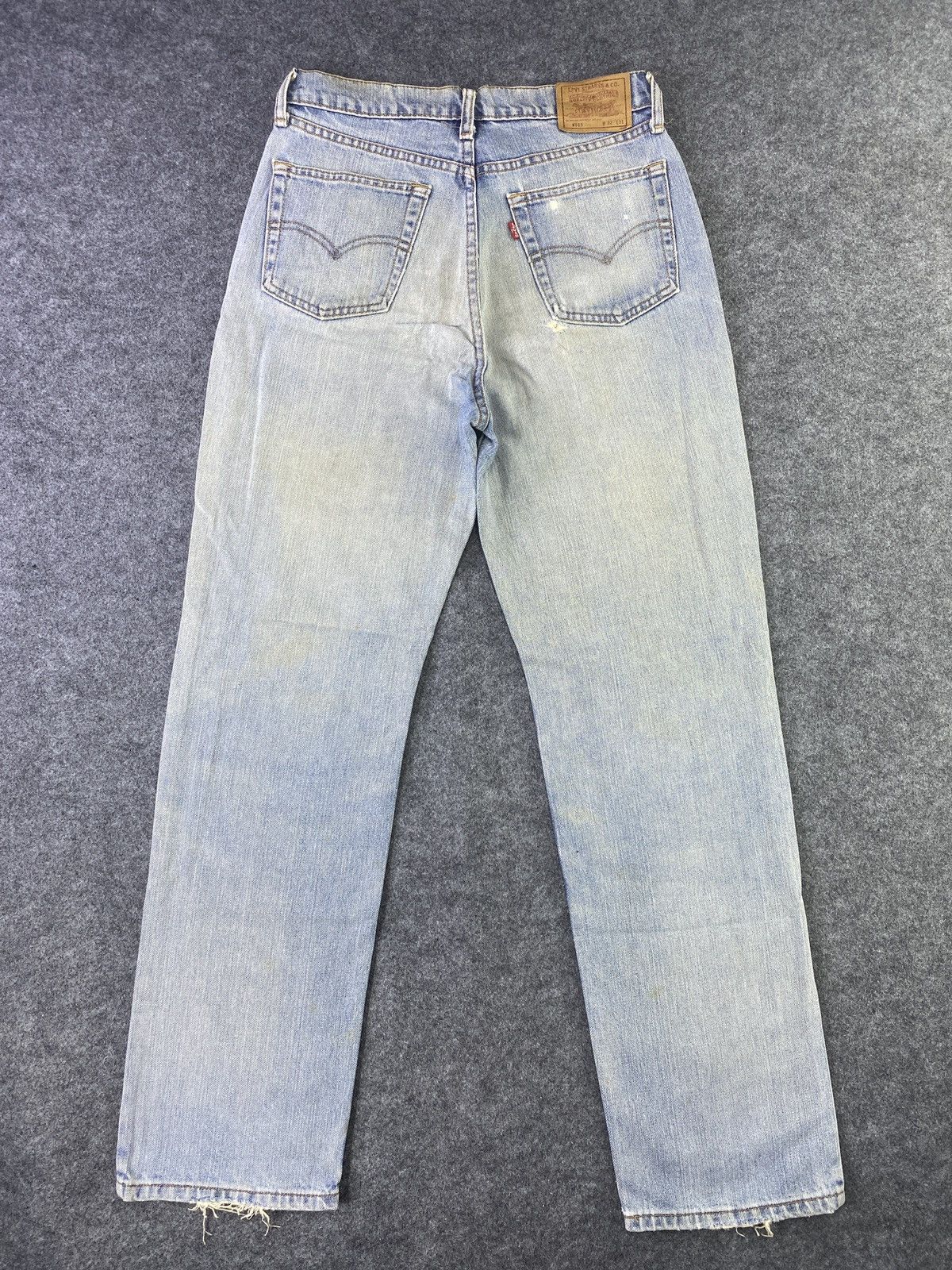 Jean × Levi's × Vintage VINTAGE LEVIS 519 DISTRESS BLUE WASH JEANS - J911 Size US 29 - 3 Thumbnail