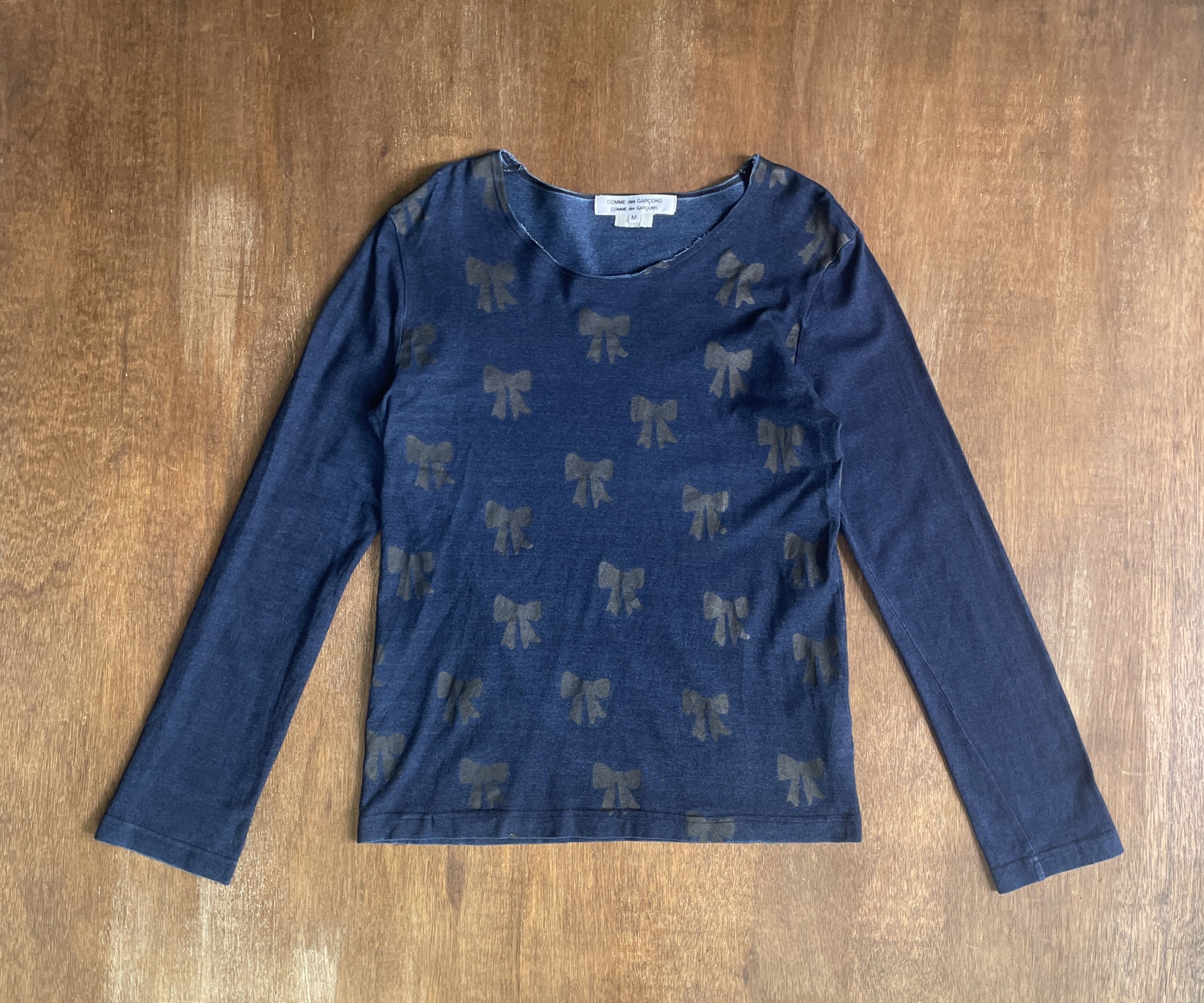 COMME des GARCONS Bow Long Sleeves Tee 2011