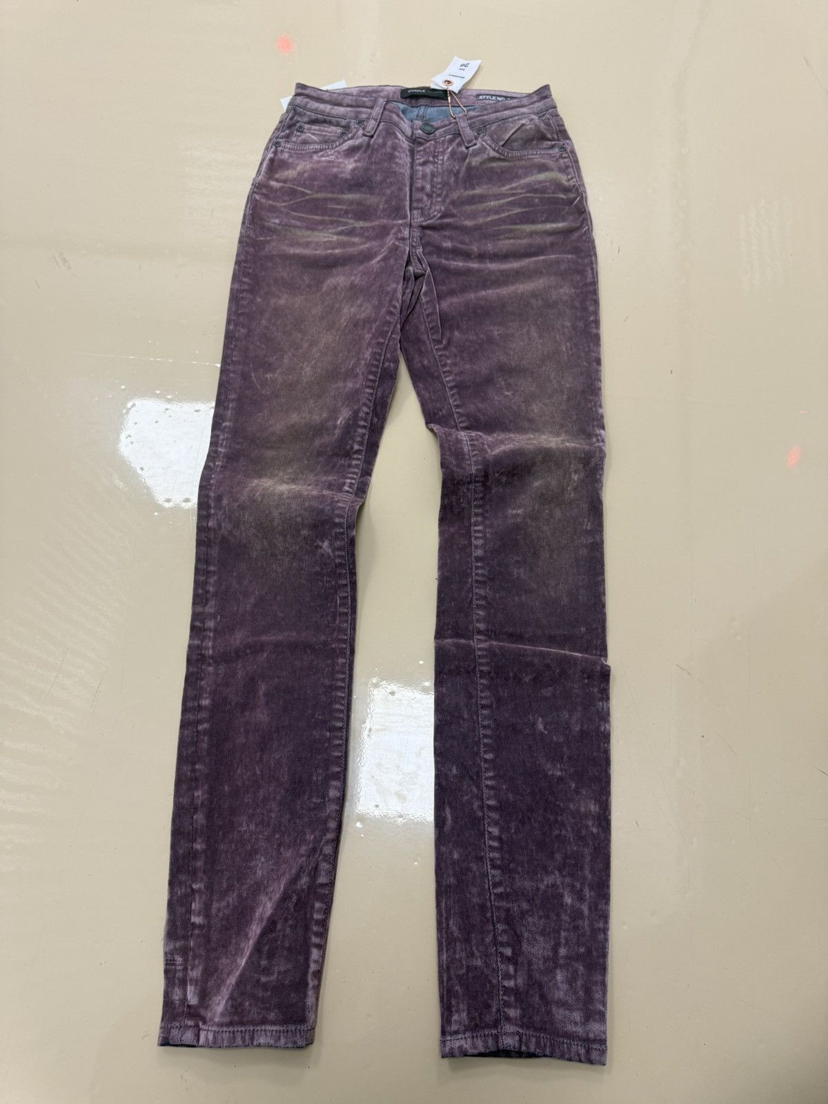 Other Purple Brand Pink Embroidery Jeans Size 26" / US 2 / IT 38 - 1 Thumbnail