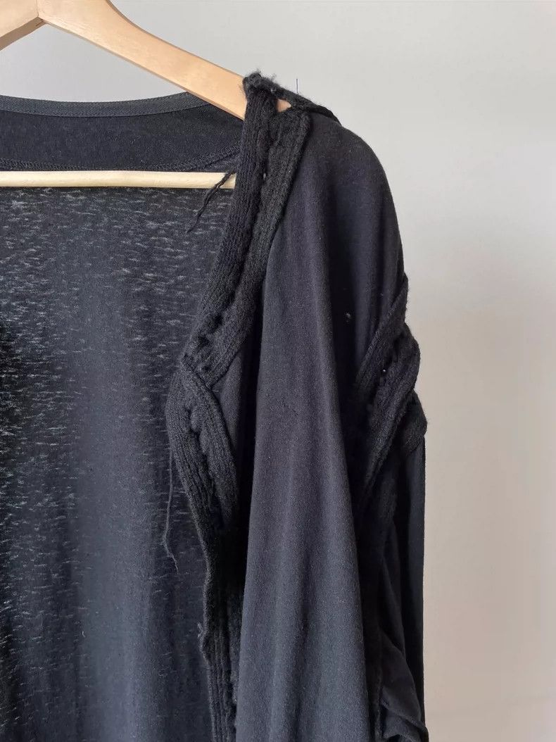 Yohji Yamamoto Yohji Yamamoto Black Cardigan Jacket Size ONE SIZE - 3 Thumbnail