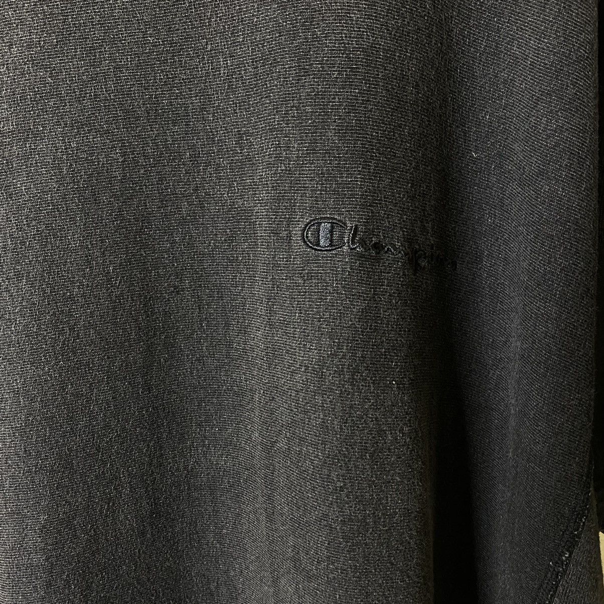 Champion × Vintage Vintage Champion Reverse Weave Faded Black Essentials Tee Size US XL / EU 56 / 4 - 2 Thumbnail
