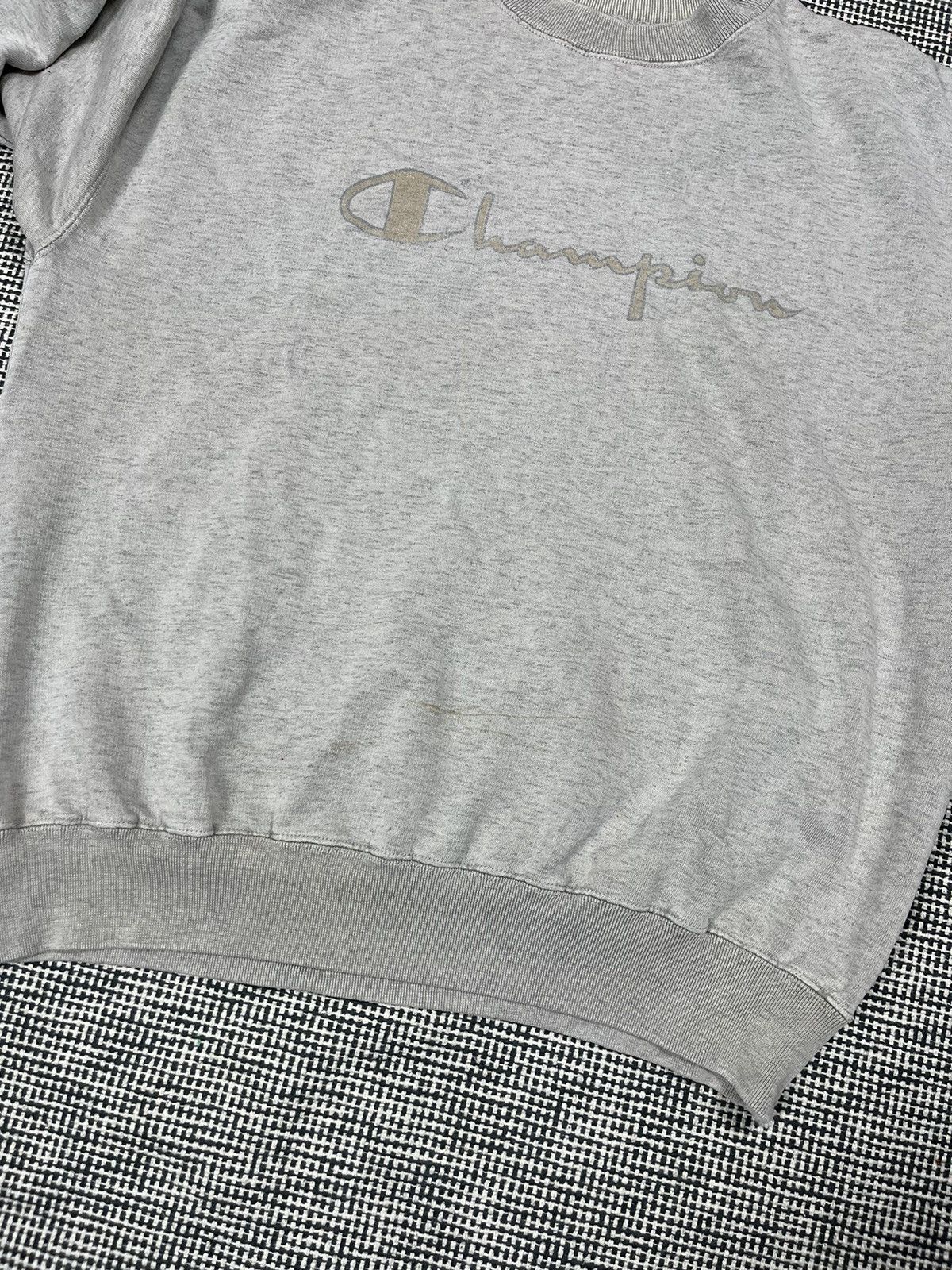 Champion 80s champion boxy gray crewneck sweatshirt American Size US XL / EU 56 / 4 - 6 Thumbnail