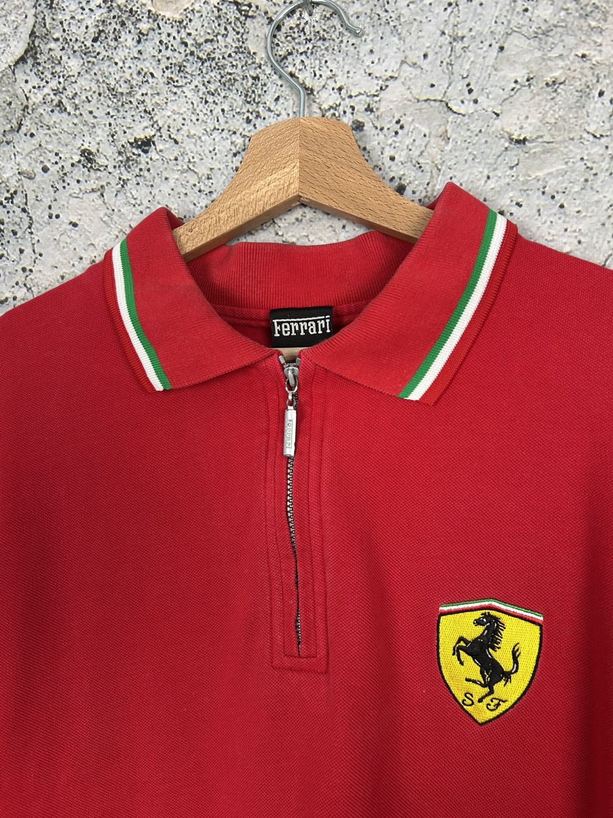 Ferrari Vintage Ferrari 90s Racing Polo Tee Motorsport F1 Rare Hype Size US L / EU 52-54 / 3 - 3 Thumbnail