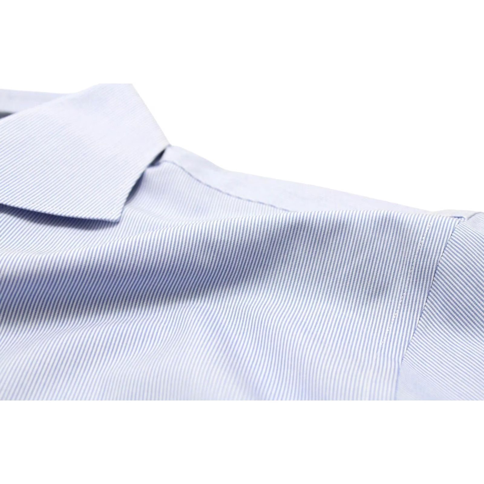 Suitsupply SUITSUPPLY Formal Shirt Men's Try On Extra Slim Fit Cutaway Collar 43 / 17 Blue Size 46R - 6 Thumbnail