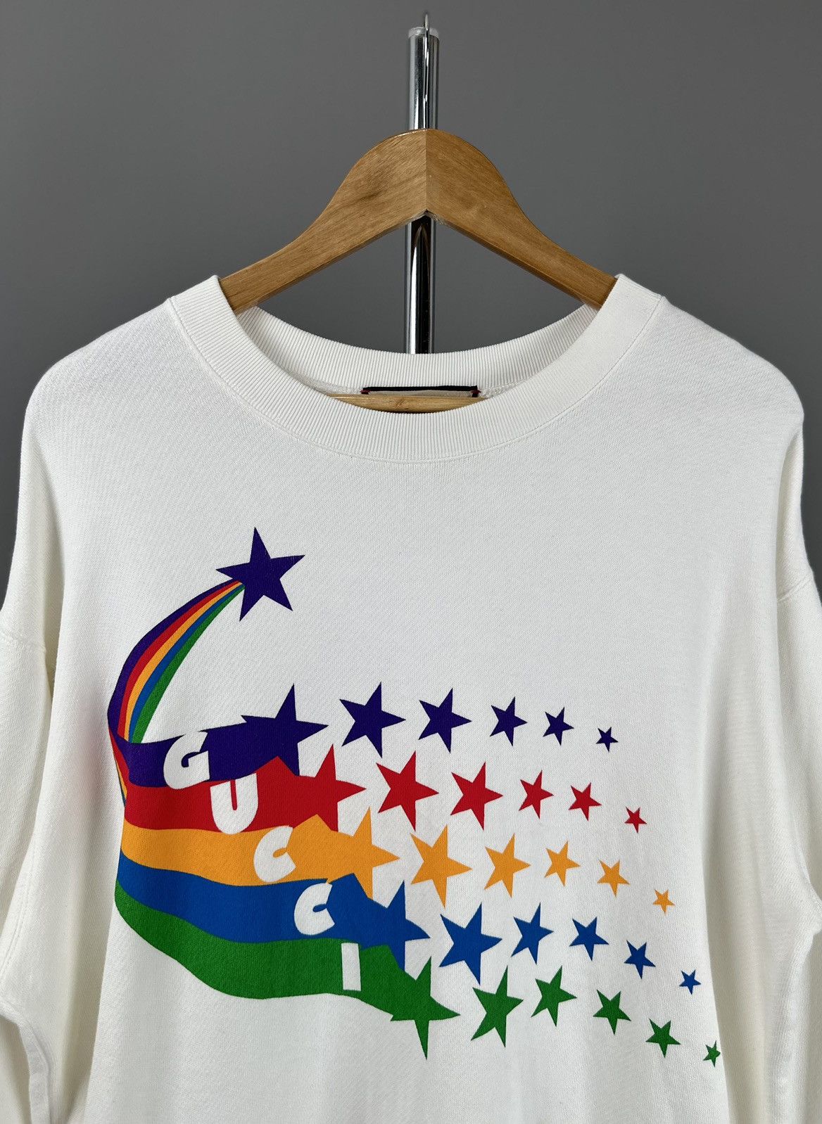 Gucci Gucci - Rainbow Shooting Star Graphics Sweater Size US S / EU 44-46 / 1 - 4 Thumbnail