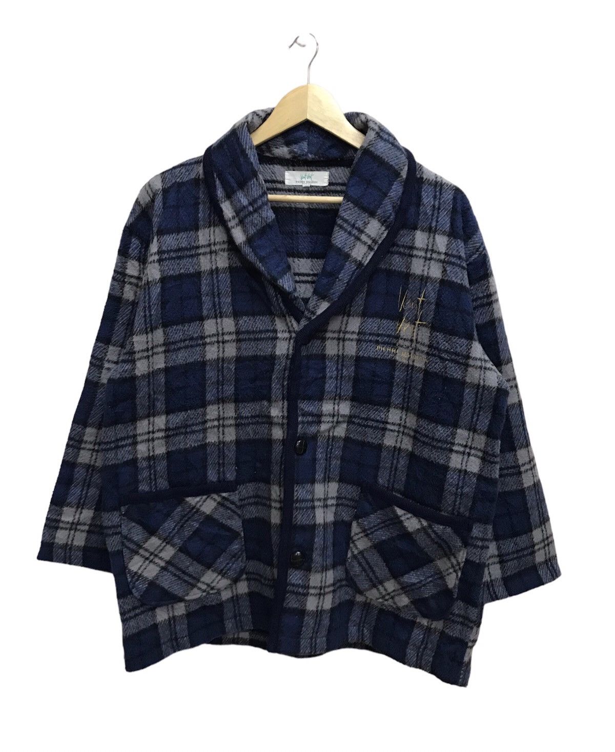 Designer × Pierre Balmain Vent Vert Pierre Balmain Paris Fleece Jacket Size US L / EU 52-54 / 3 - 1 Thumbnail