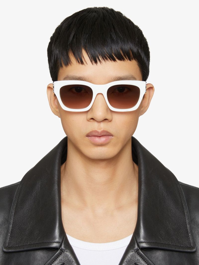 Givenchy o1n1vont0326 Size:OS/4G Unisex Sunglasses in White/Brown Size ONE SIZE - 5 Thumbnail