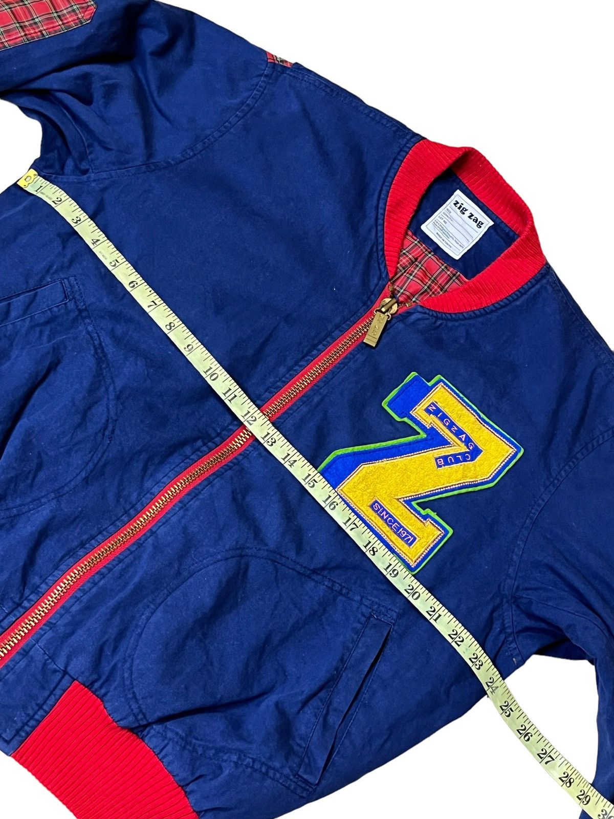 Japanese Brand RARE🔥ZIG ZAG MADE IN TOKYO BIG SPELL BOMBERS JACKET Size US L / EU 52-54 / 3 - 12 Thumbnail