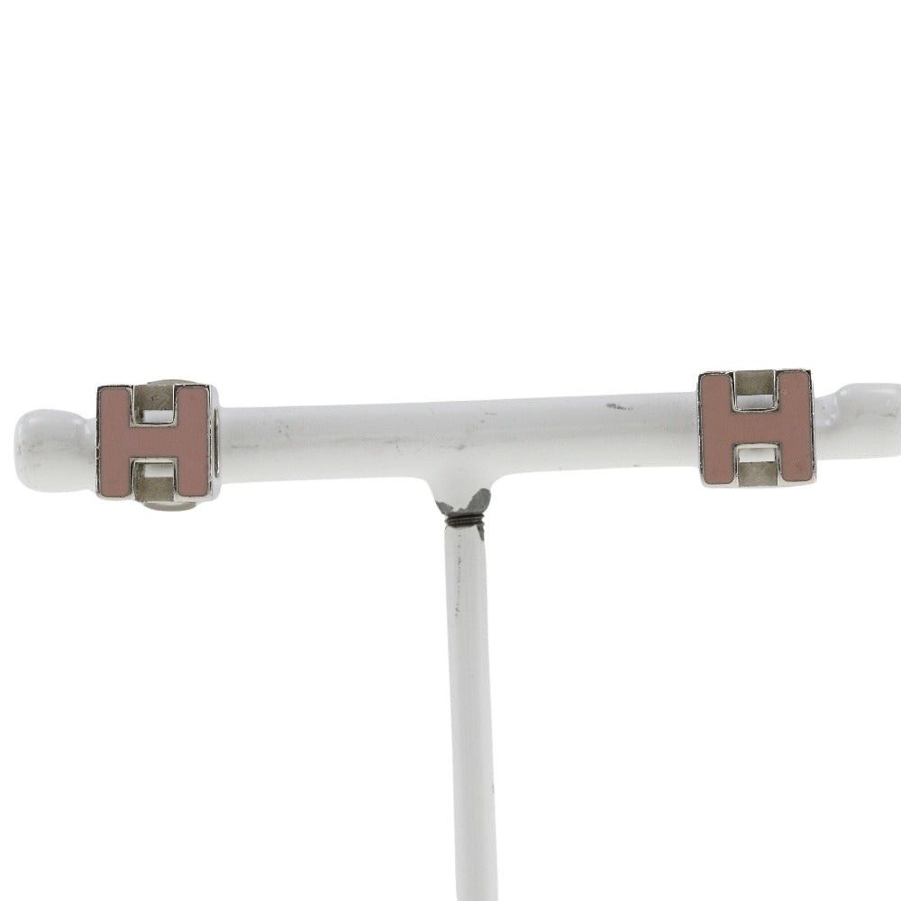 image of Hermes Cage D'h Earrings in Silver, Women's