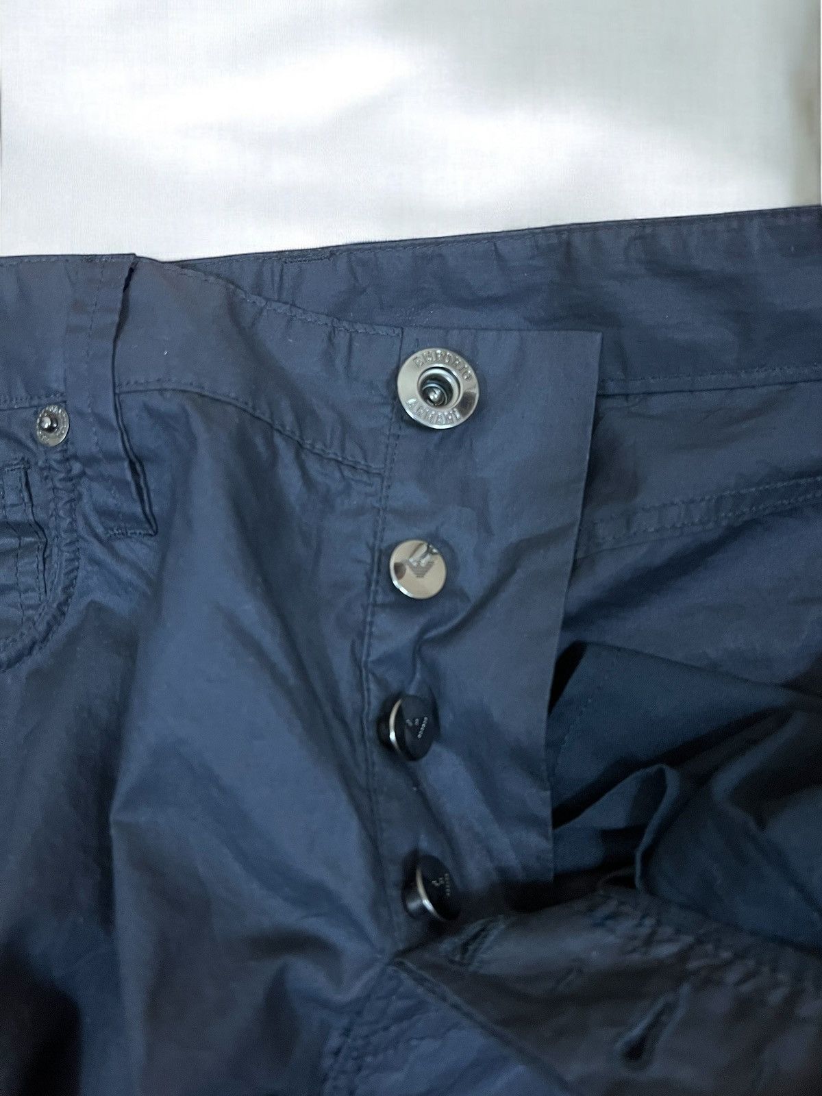 Emporio Armani Emporio Armani Navy Chino Trousers Size 29 Size US 29 - 5 Thumbnail