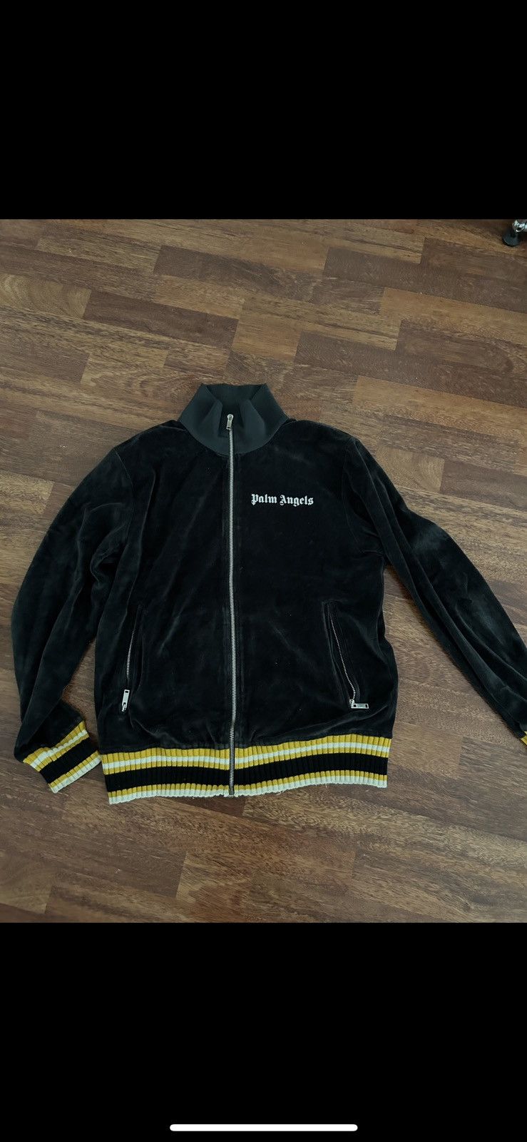Palm Angels Palm Angels Track jacket Dark grey/black M Size US M / EU 48-50 / 2 - 1 Thumbnail