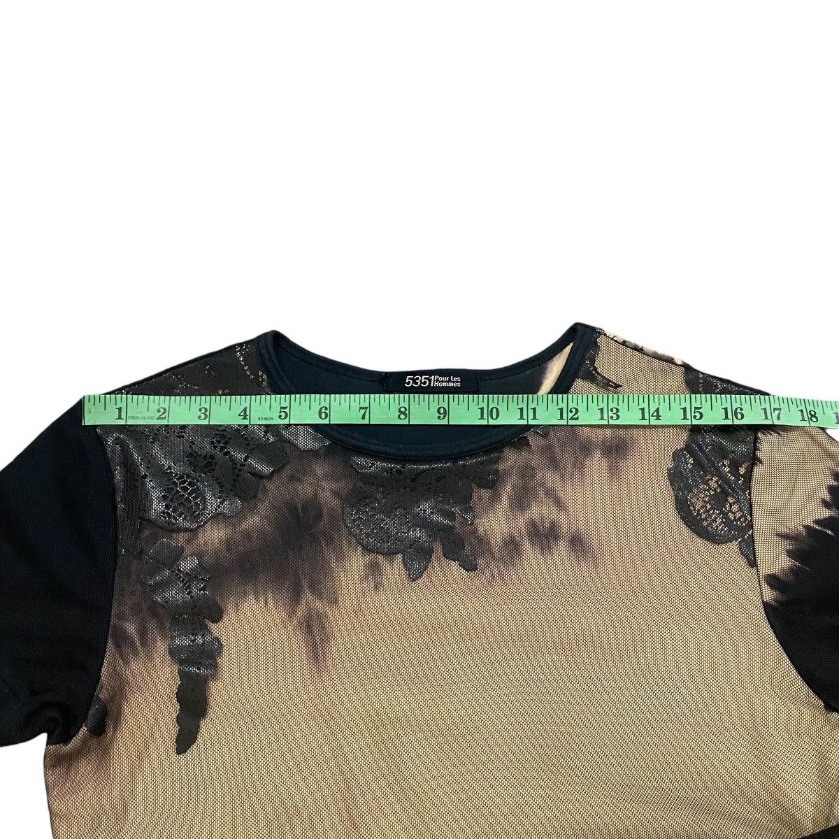 5351 POUR LES HOMMES × Vintage Vintage 5351 Pour Les Homme Mesh Tshirt Tie Dye S Size Size S / US 4 / IT 40 - 17 Thumbnail
