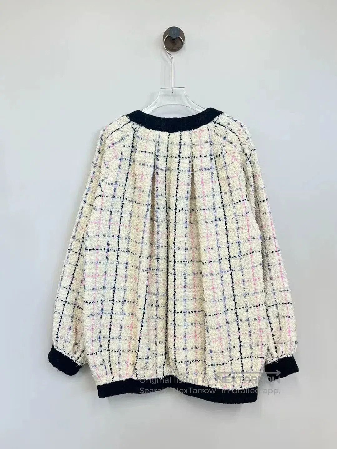 Gucci ivory rainbow tweed cardigan from Gucci. Size M / US 6-8 / IT 42-44 - 2 Thumbnail