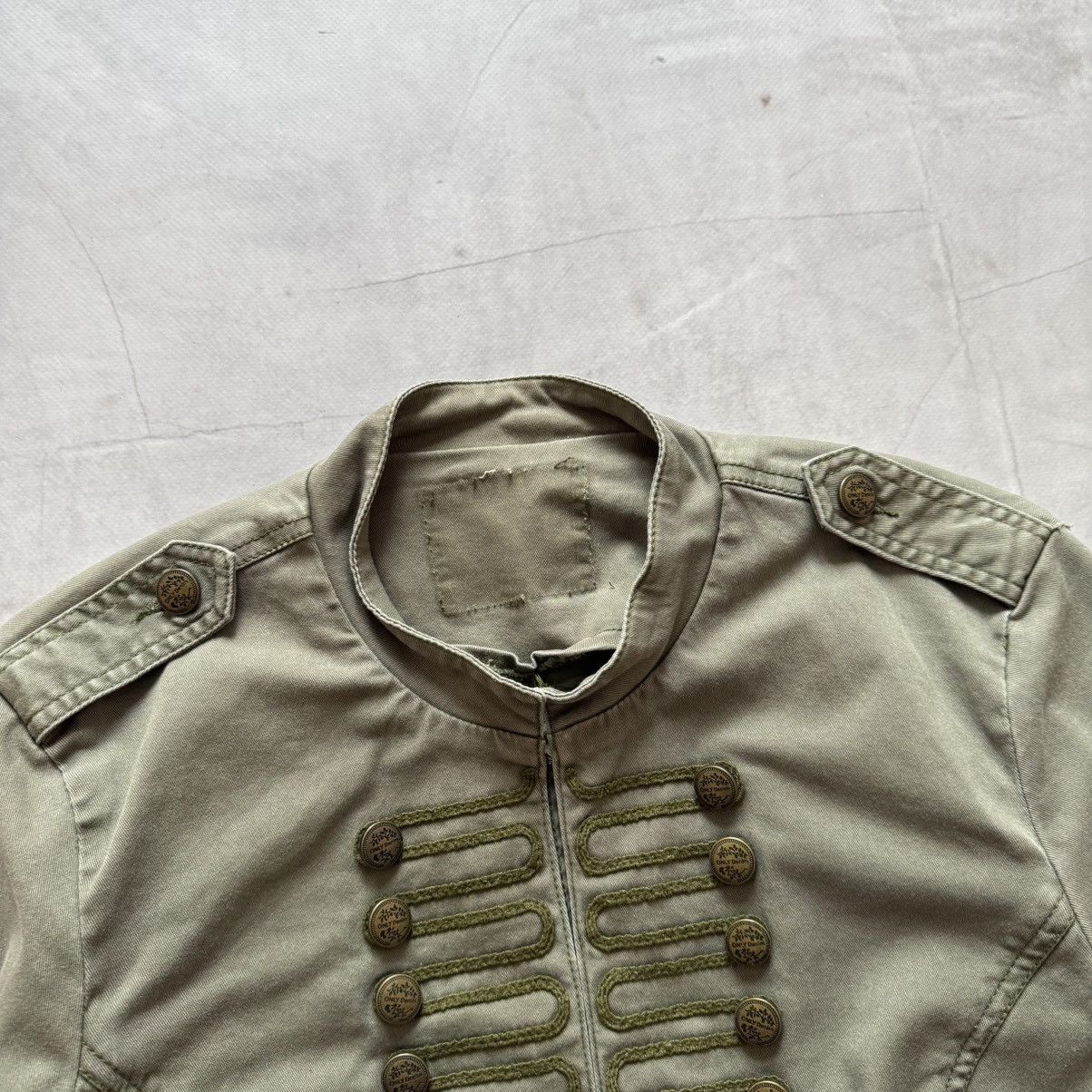 Hysteric Glamour × Undercover 00s Napoleon Military Jacket Mad Punk Coat PPFM Balmain Vibe Size M / US 6-8 / IT 42-44 - 5 Thumbnail