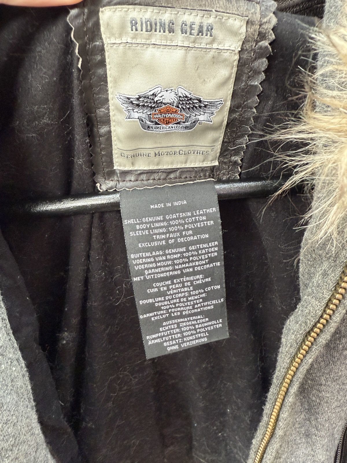 Harley Davidson Vintage Harley-Davidson Archive Faded Leather Women's Jacket Size S / US 4 / IT 40 - 16 Thumbnail
