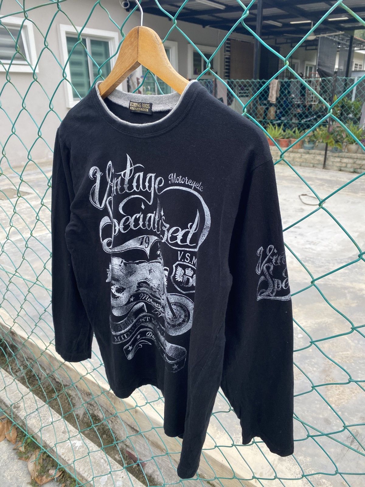 Indian Motorcycle Vintage Y2K recording birds saticfaction long sleeve tshirts Size US XS / EU 42 / 0 - 4 Thumbnail