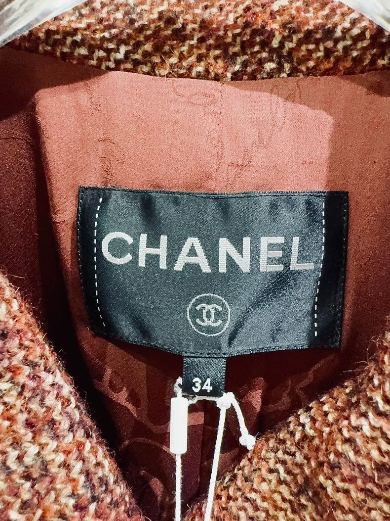 Chanel Chanel 18A high-end handicraft workshop catwalk double-brea Size XXS / US 00 / IT 34 - 4 Thumbnail