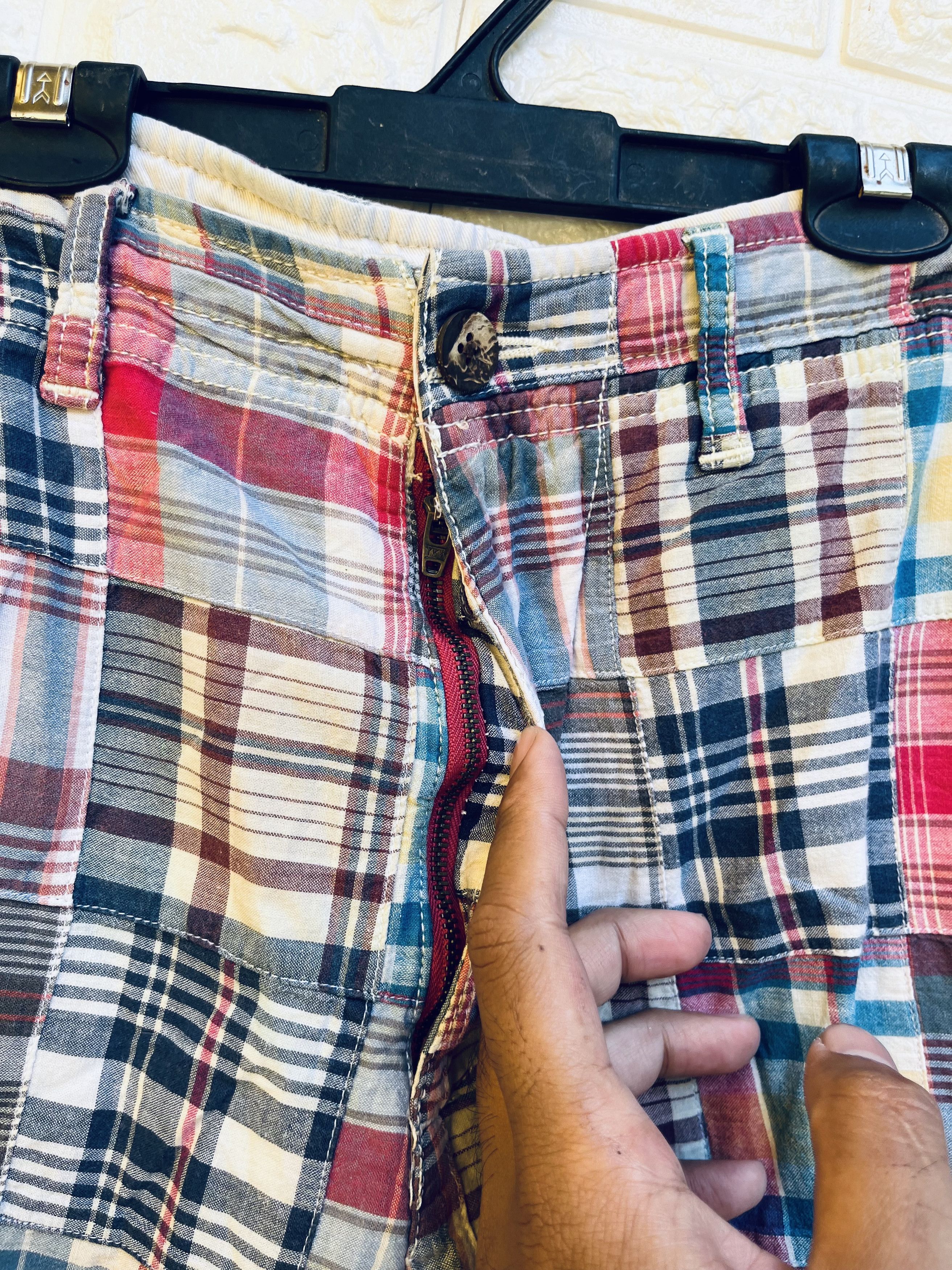 Japanese Brand × Vintage Vintage Back Number Patchwork Hip Hop Streetwear Style Size US 34 / EU 50 - 7 Thumbnail