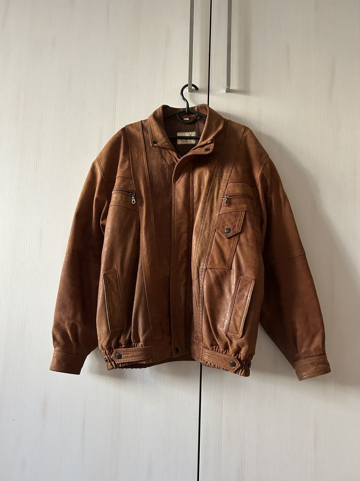 Genuine Leather Vintage LLD Cowboys True Leather jacket mens rare Size US M / EU 48-50 / 2 - 1 Thumbnail
