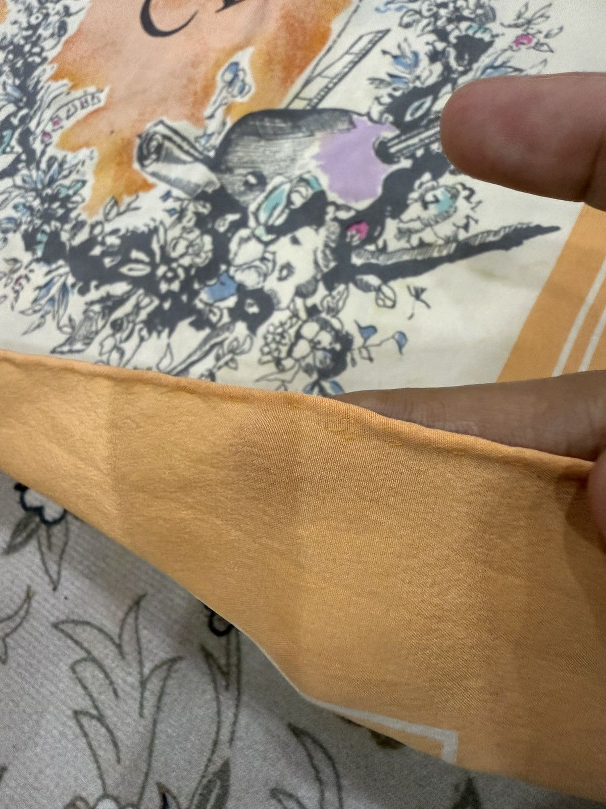 Christian Dior Monsieur × Dior Christian Dior CD Art Silk Scarf 34" Size ONE SIZE - 4 Thumbnail