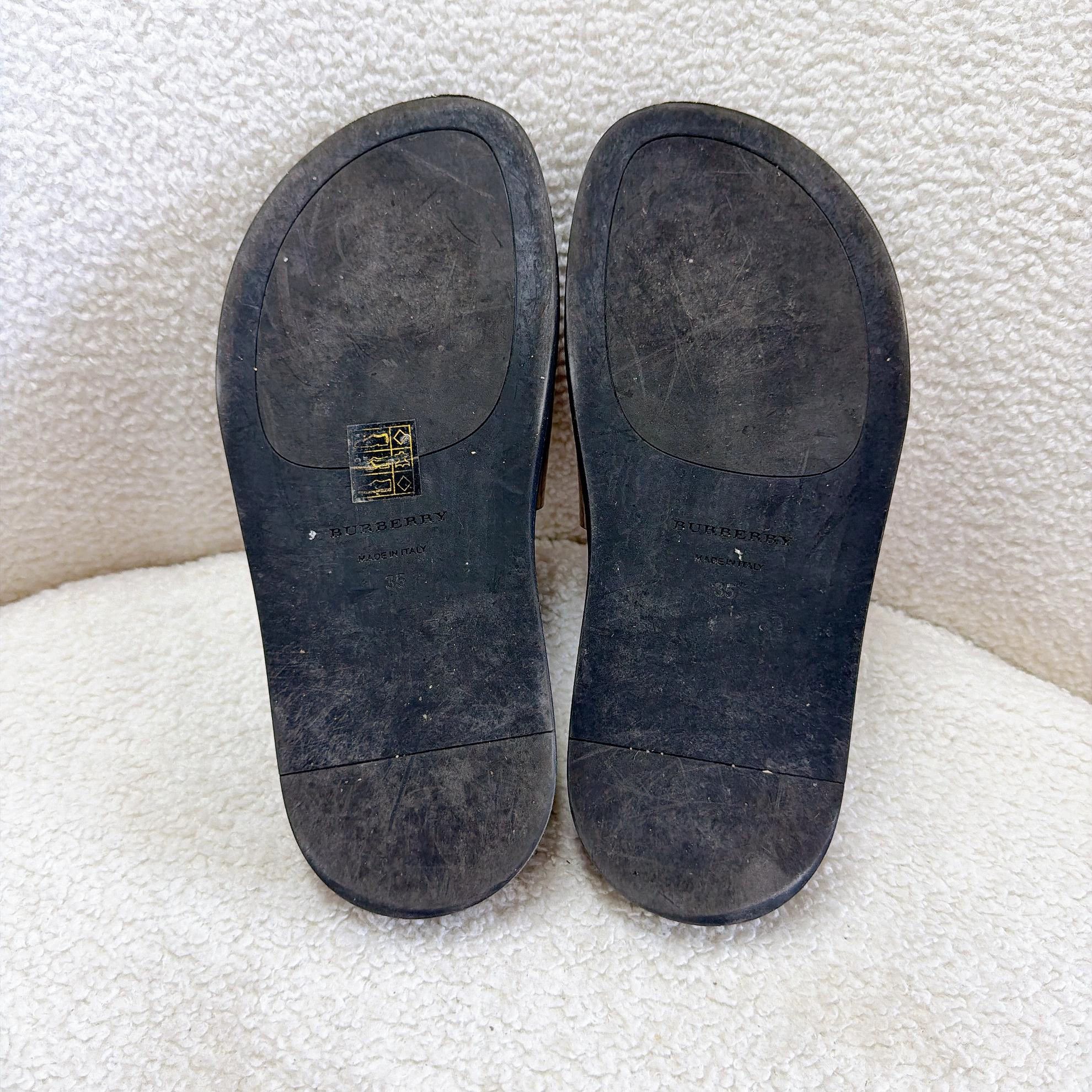 Burberry Burberry Horseferry Check Slippers Women's 35 Size US 4.5 / IT 34.5 - 6 Thumbnail