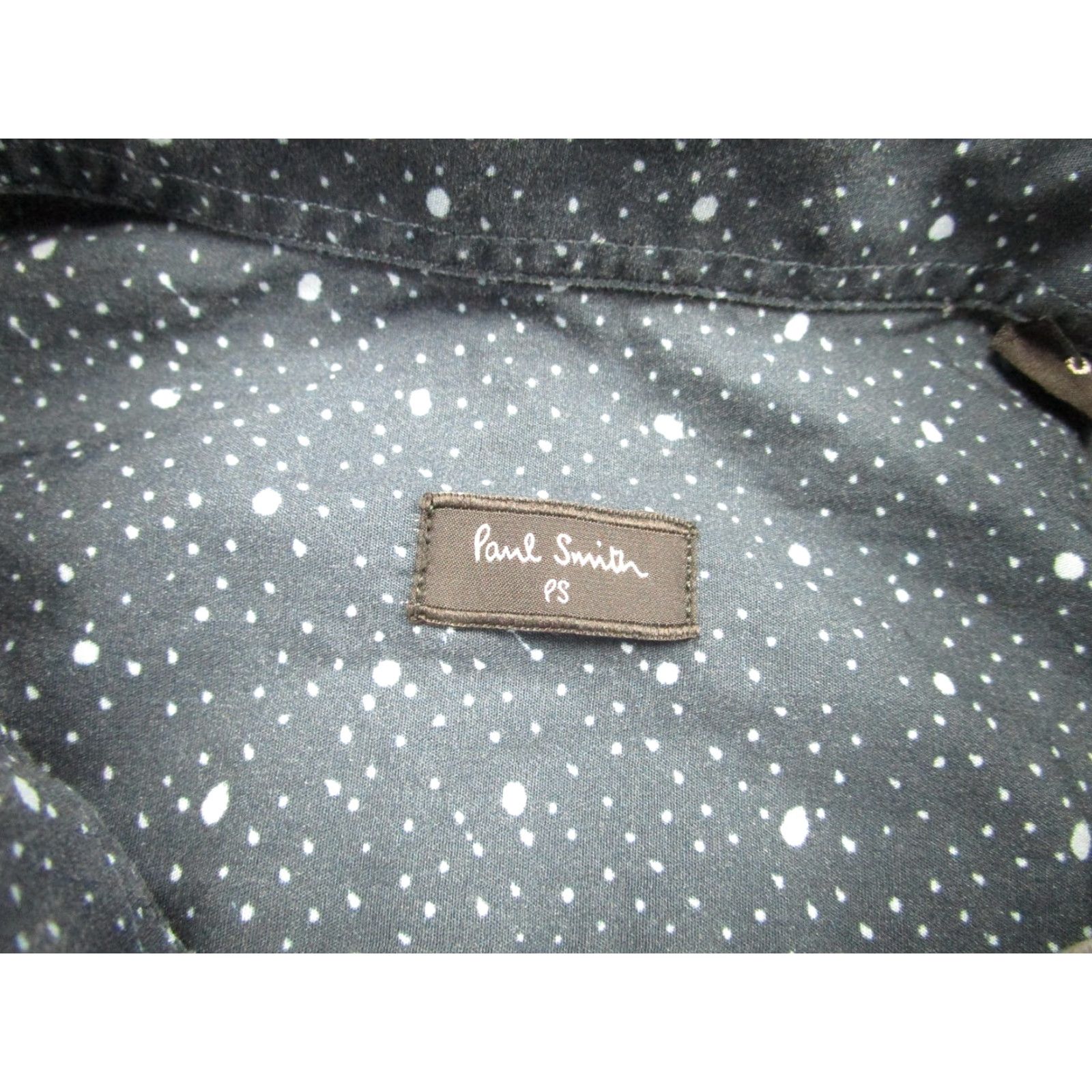 Paul Smith Paul Smith Shirt Men Small Blue White Dot Pattern Button-Up Long Sleeve Casual Size US S / EU 44-46 / 1 - 4 Thumbnail