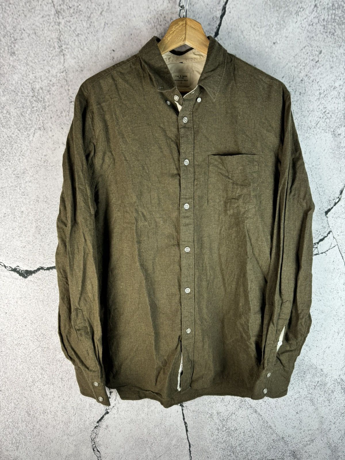 Rag & Bone Rag And Bone Button Down Shirt Size Large Size US L / EU 52-54 / 3 - 1 Thumbnail