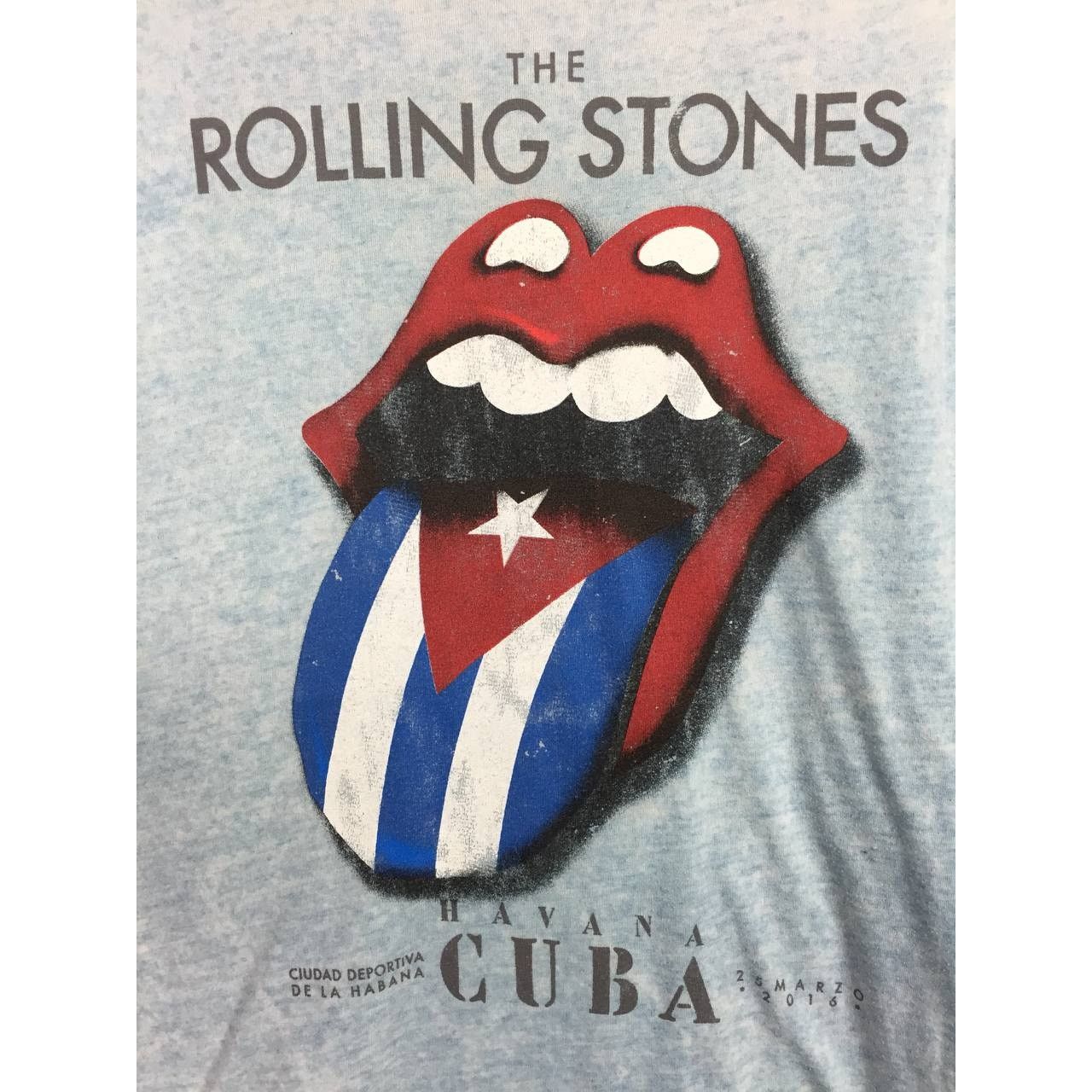 Band Tees × The Rolling Stones × Vintage The Rolling Stones Havana Cuba 2016 Concert Tee Size XL Size US XL / EU 56 / 4 - 4 Thumbnail