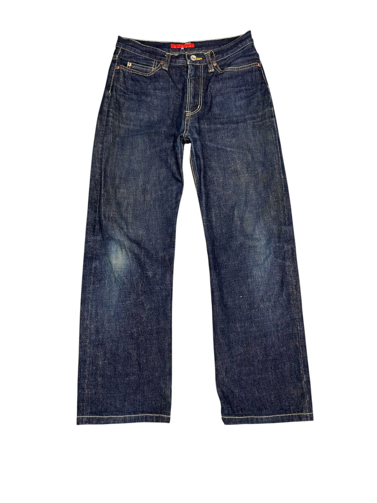 Japanese Brand Miracle Women Fire Denim Jeans S045 Size 29" - 2 Thumbnail