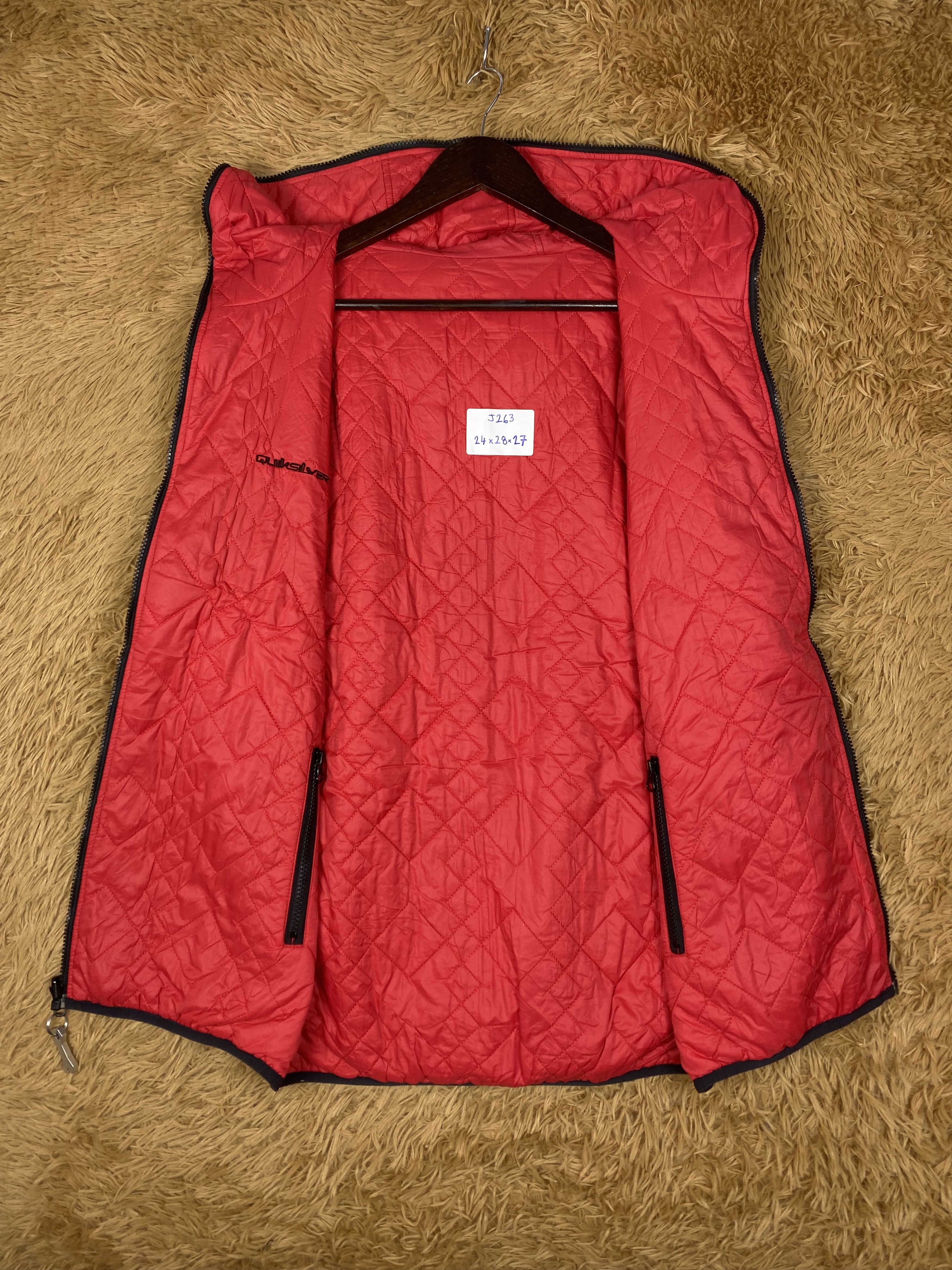 Quiksilver Vintage Quiksilver Quilted Reversible Jacket DJ0263 Size US L / EU 52-54 / 3 - 7 Thumbnail