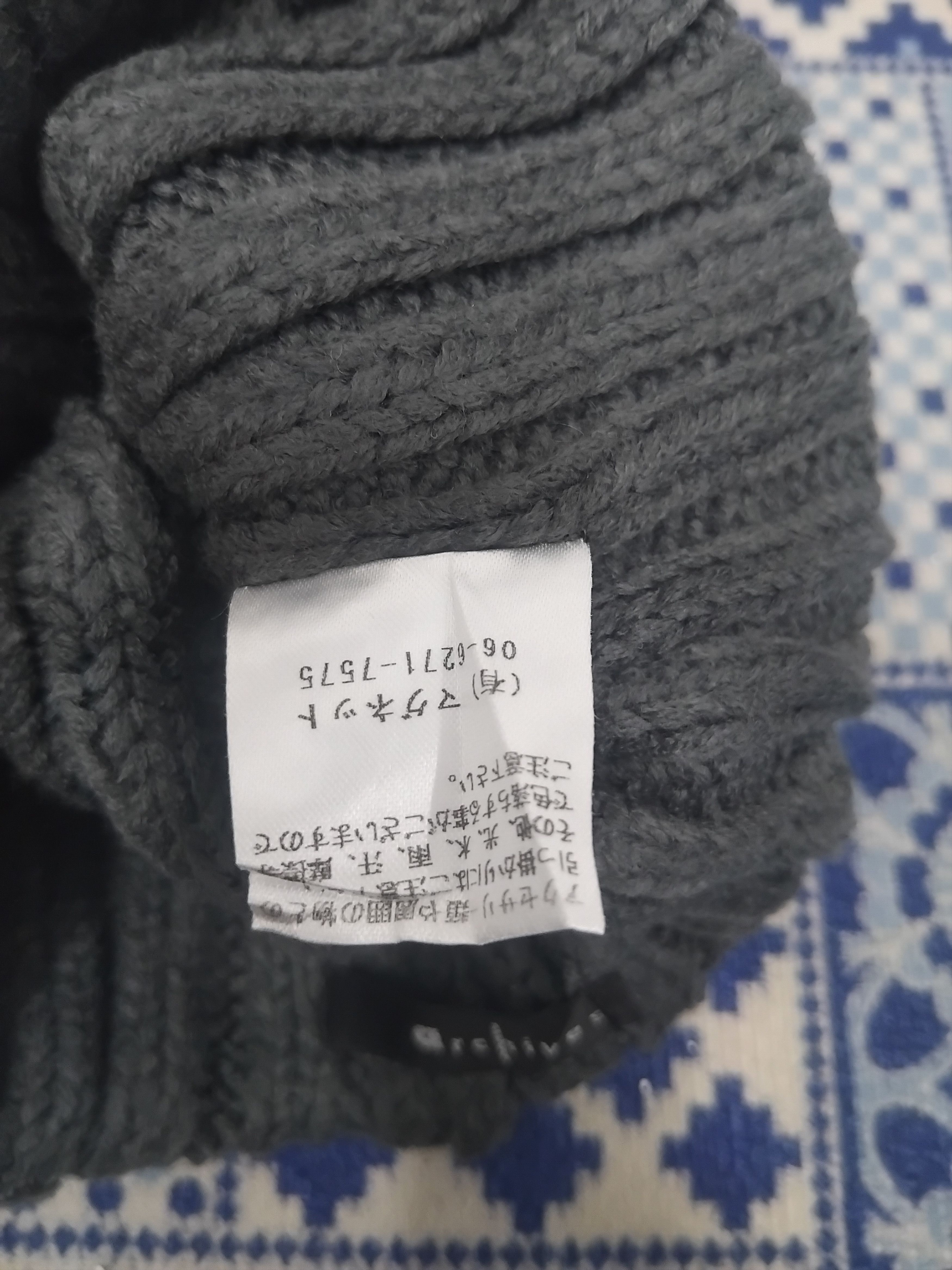 Japanese Brand Archives grey colour beanie Size ONE SIZE - 4 Thumbnail