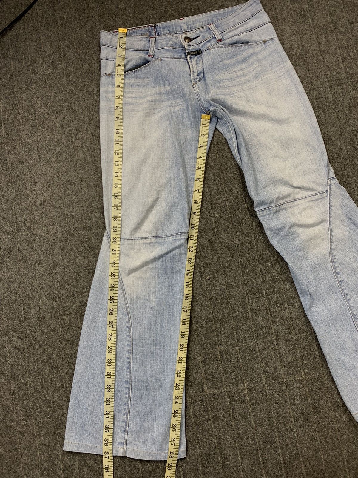Designer 90s Marithe Francois Girbaud Double Waist Bootcut Size 30" / US 8 / IT 44 - 15 Thumbnail