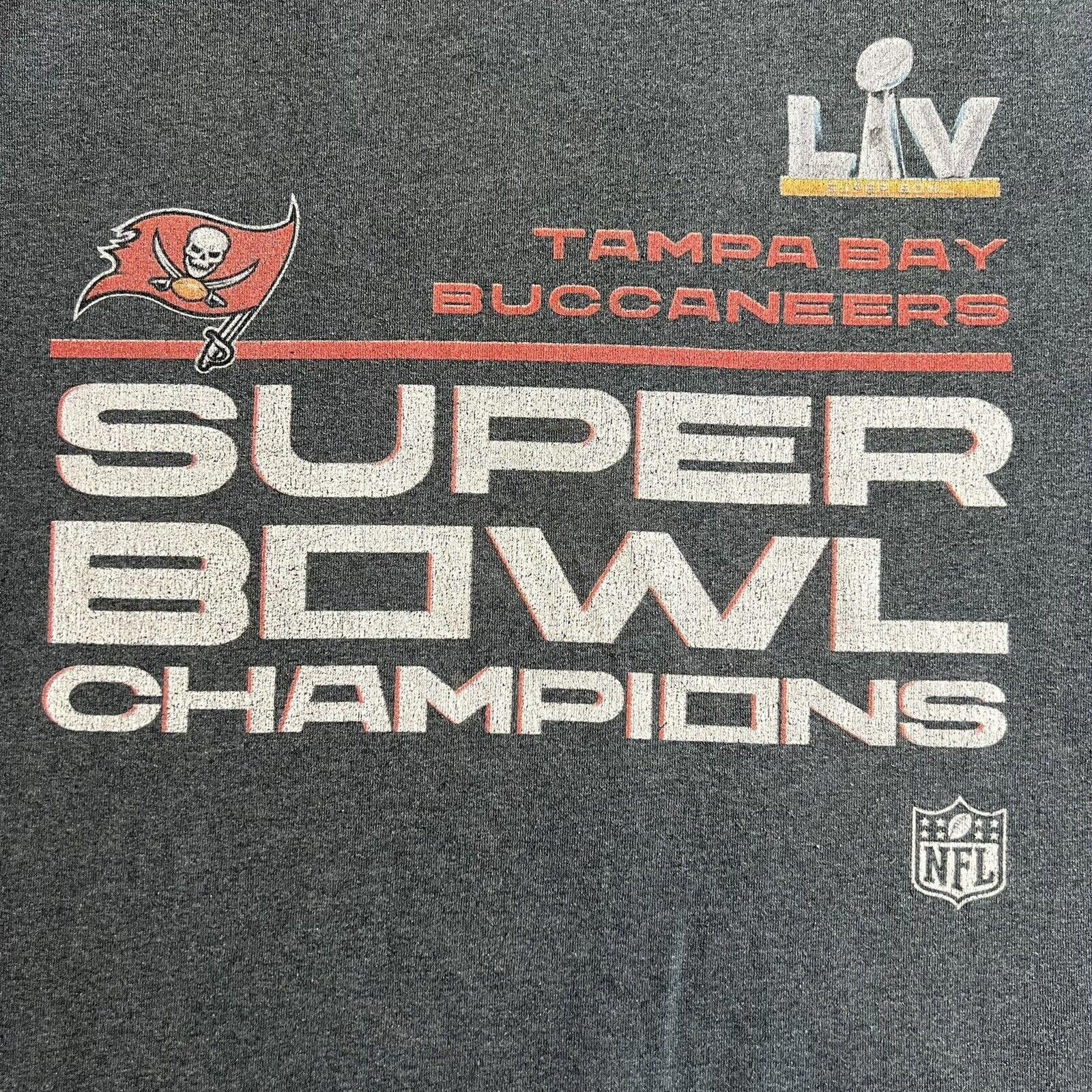 Nike Nike Tampa Bay Bucs Super Bowl LIV Champions T-Shirt Mens XL Size US XL / EU 56 / 4 - 2 Thumbnail