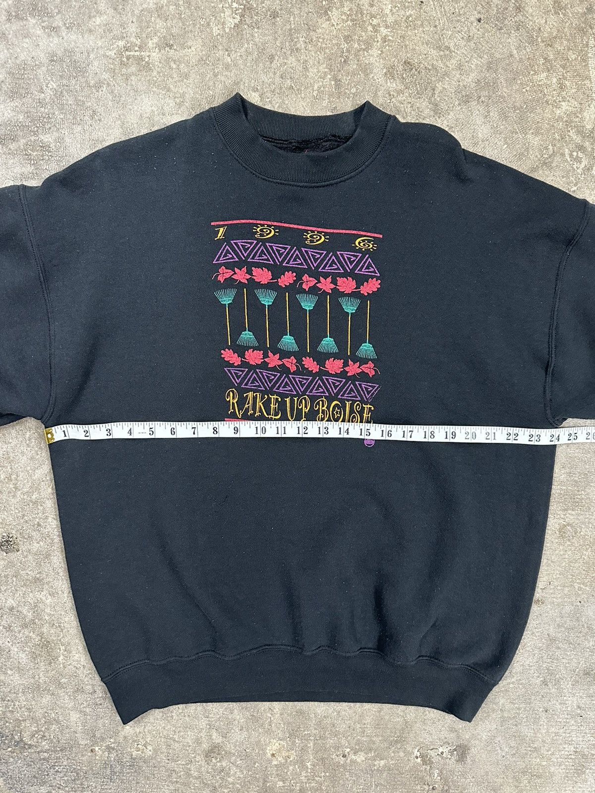 Vintage Vintage 80s Rake Up Boise Graphic Sweatshirt Size US L / EU 52-54 / 3 - 7 Thumbnail