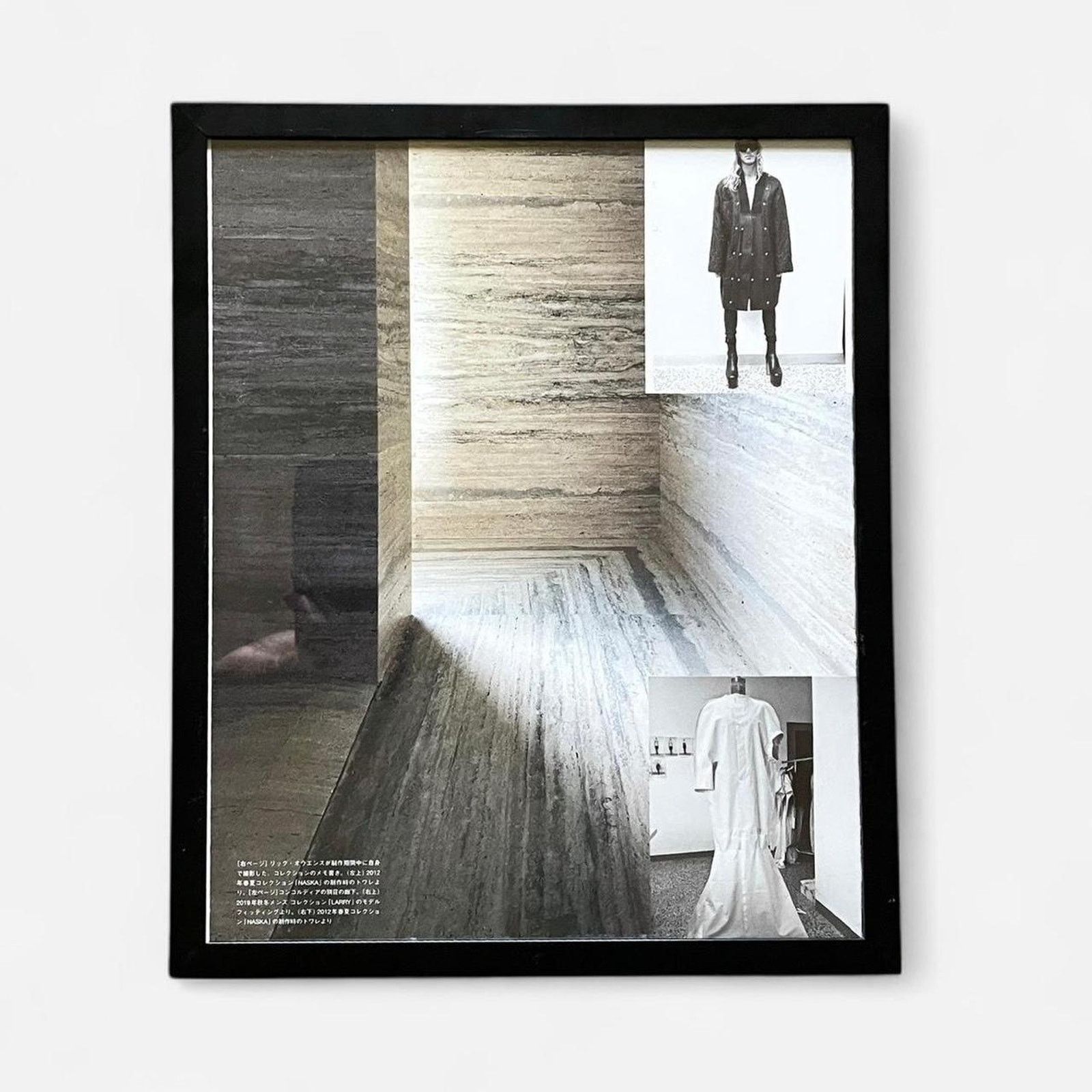 Rick Owens × Rick Owens Drkshdw Rick Owens Home furniture framed poster Archive 8x11 rare Size ONE SIZE - 1 Thumbnail