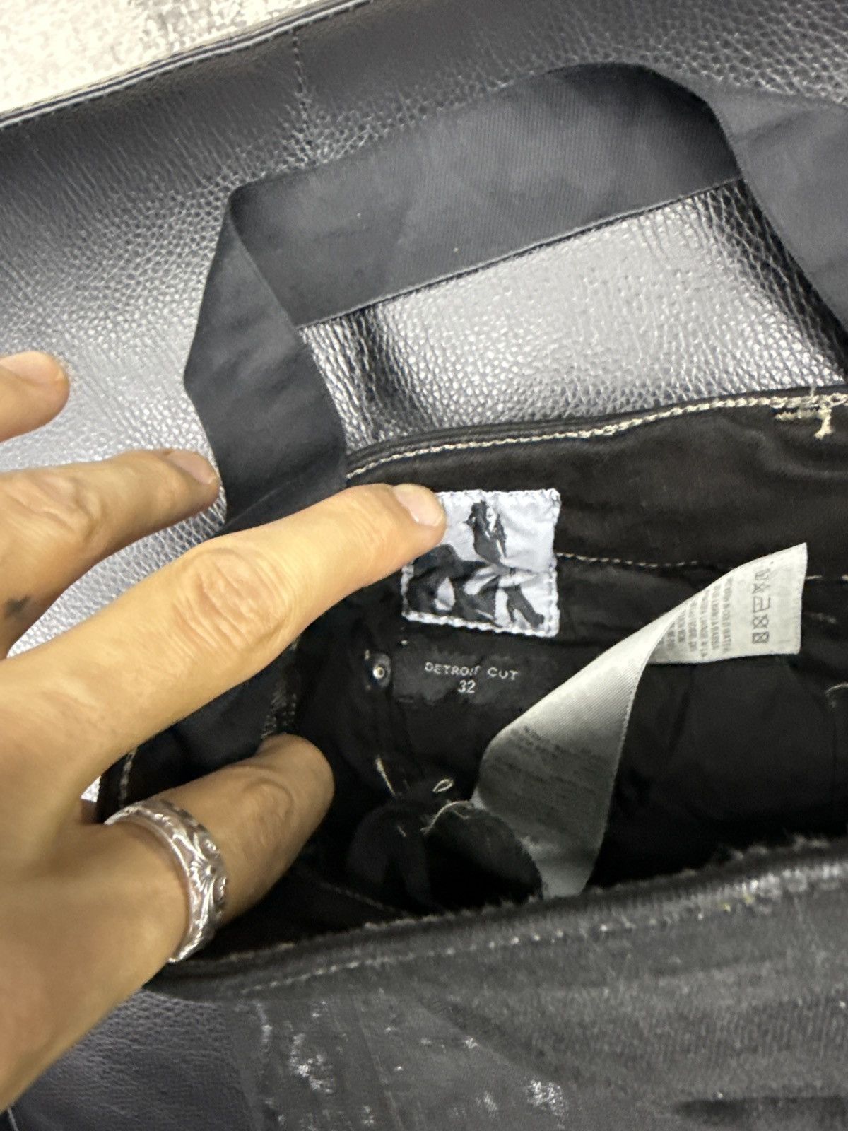 Rick Owens Rick owens Drkshdw Detroit cut foil wax Size US 32 / EU 48 - 3 Thumbnail