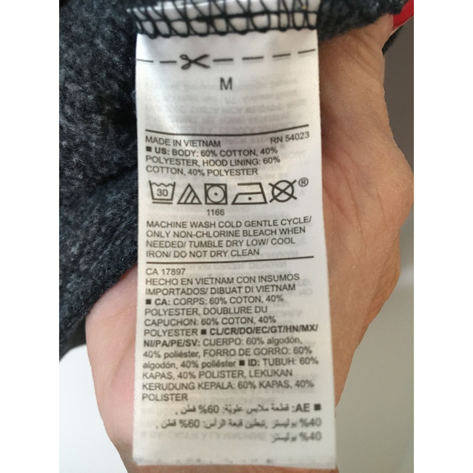 Old Navy Old Navy Women’s Gray Medium Hooded Zip up Sweatshirt Size M / US 6-8 / IT 42-44 - 4 Thumbnail