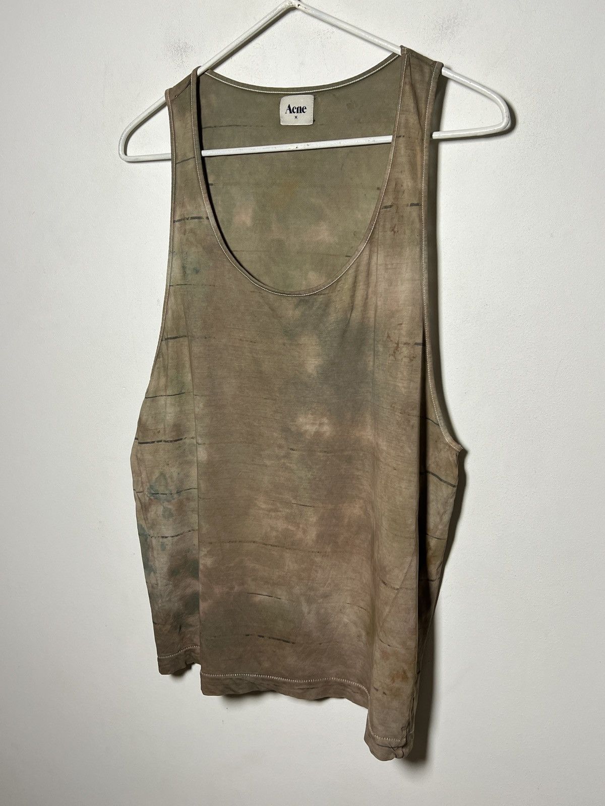 Acne Studios acne y2k tie dye piss tank top vintage single stitch Size US M / EU 48-50 / 2 - 2 Thumbnail