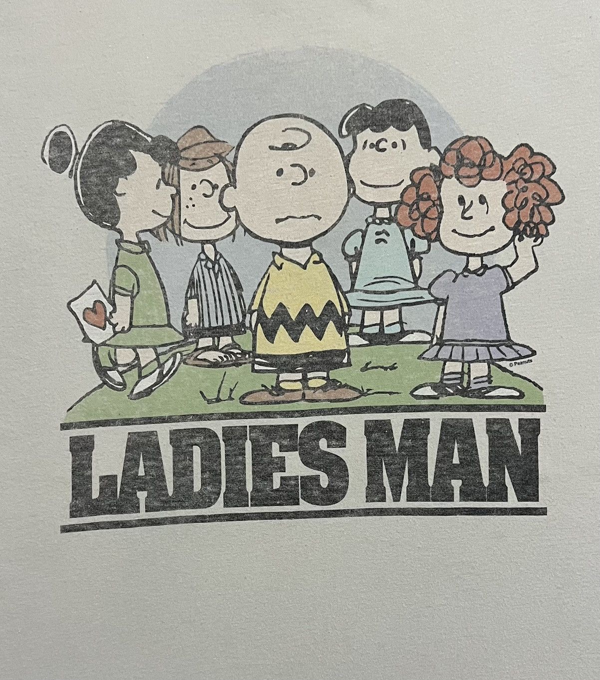 Junk Food Vintage Peanuts Ladies Man Tee Junco L Single Stitch Size US L / EU 52-54 / 3 - 11 Thumbnail